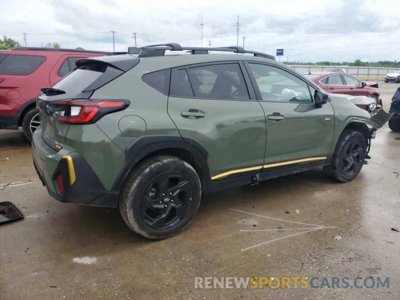 3 Photograph of a damaged car 4S4GUHF6XR3807422 SUBARU CROSSTREK 2024