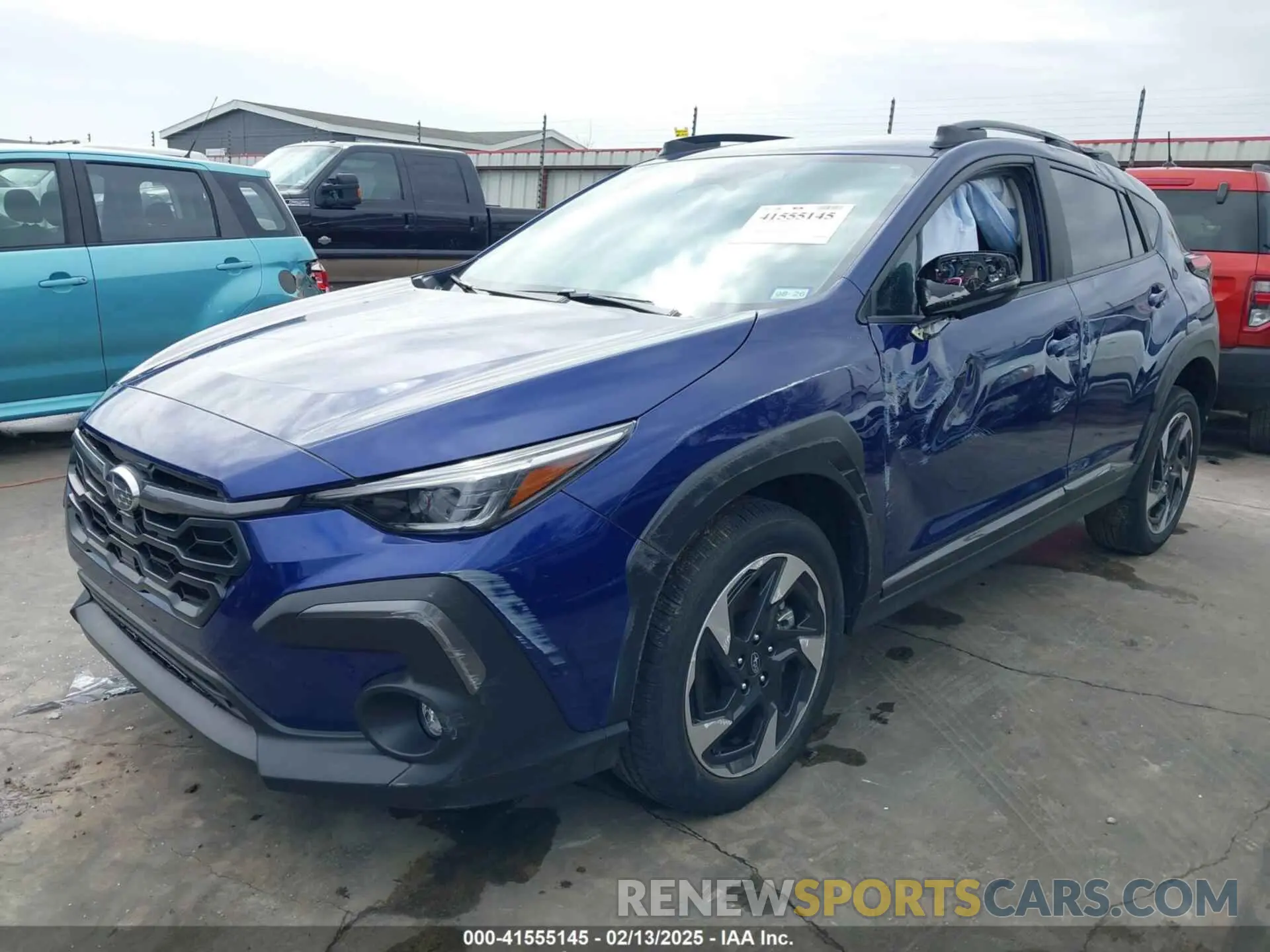 2 Photograph of a damaged car 4S4GUHL62R3810075 SUBARU CROSSTREK 2024