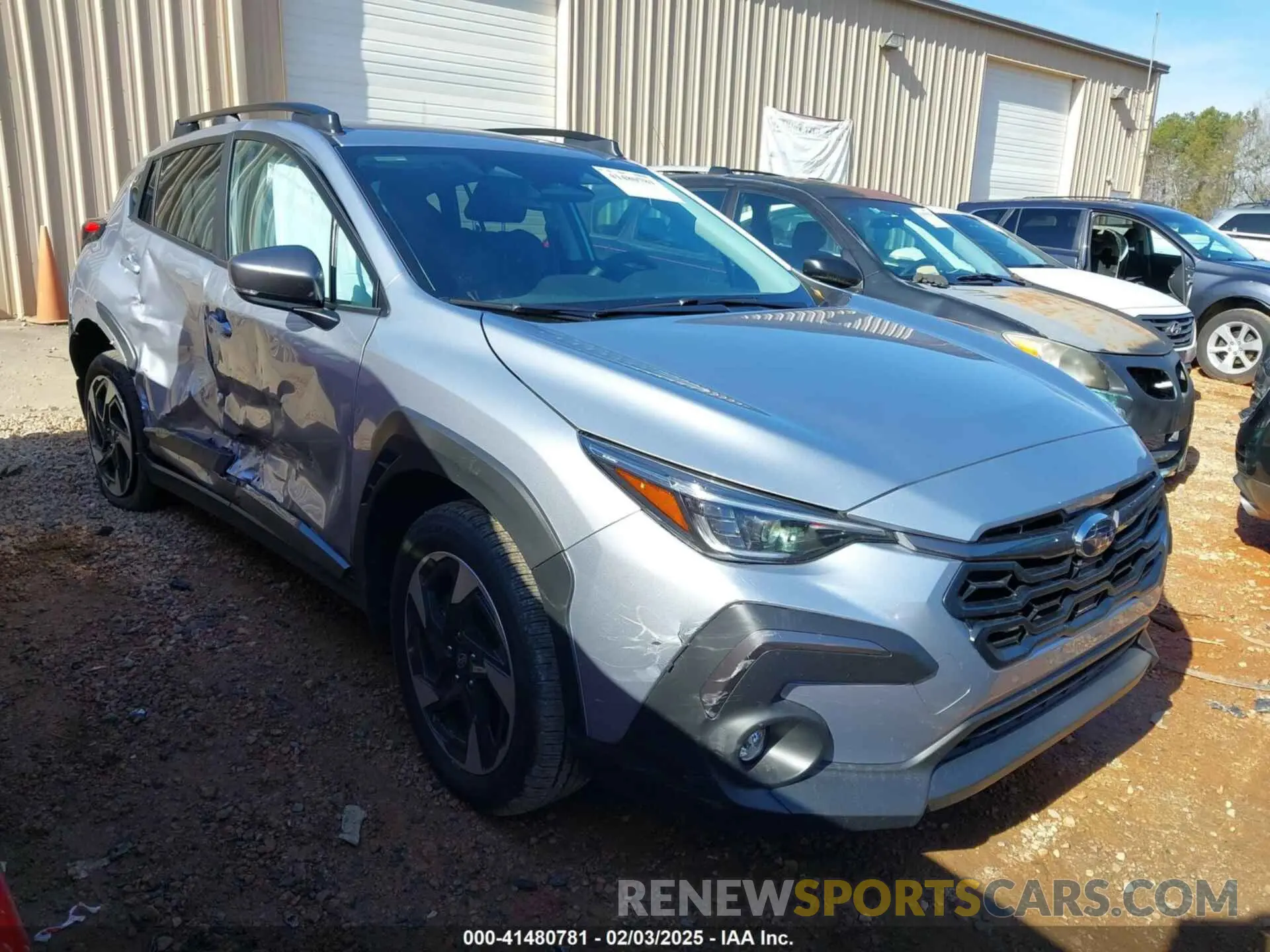 1 Photograph of a damaged car 4S4GUHL63R3794954 SUBARU CROSSTREK 2024