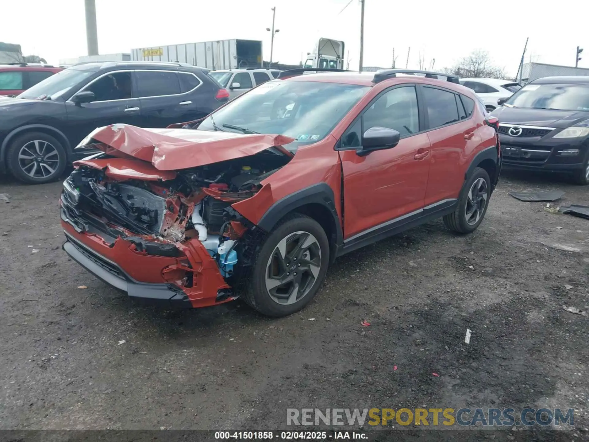 2 Photograph of a damaged car 4S4GUHL63R3820579 SUBARU CROSSTREK 2024