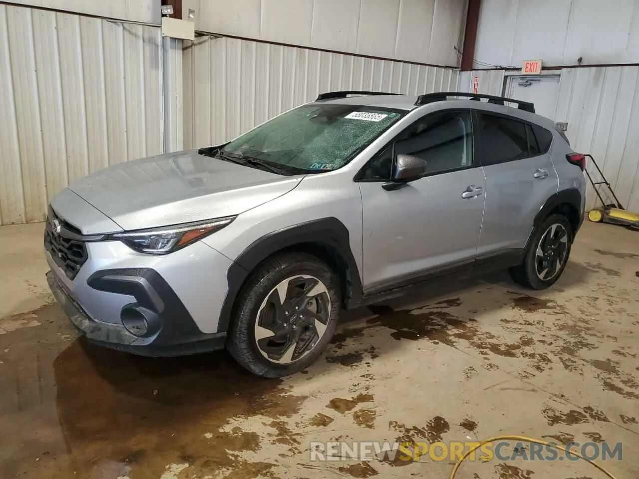 1 Photograph of a damaged car 4S4GUHL64R3700564 SUBARU CROSSTREK 2024