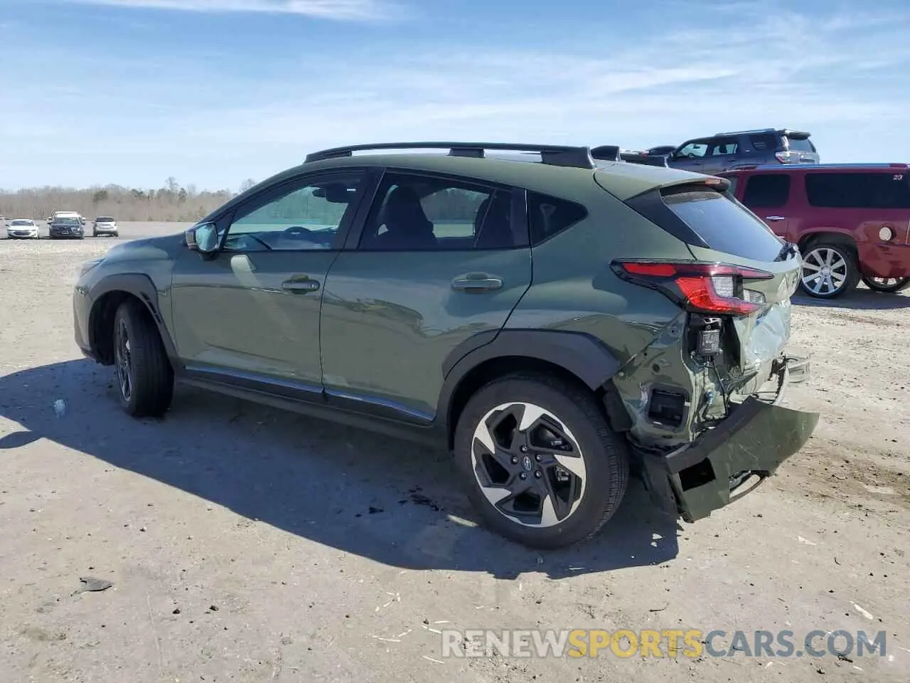 2 Photograph of a damaged car 4S4GUHL66R3734392 SUBARU CROSSTREK 2024