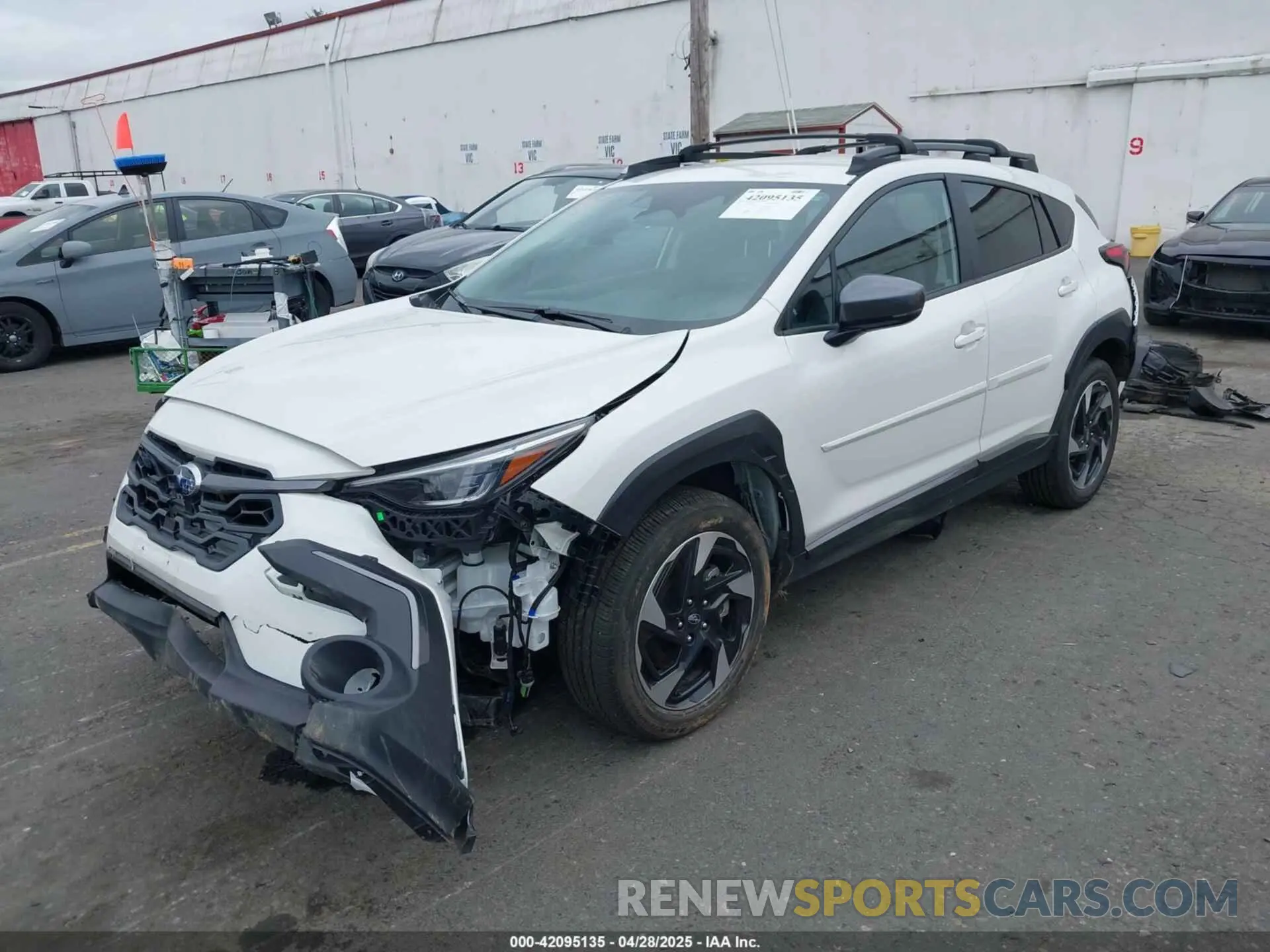 2 Photograph of a damaged car 4S4GUHL68R3748276 SUBARU CROSSTREK 2024