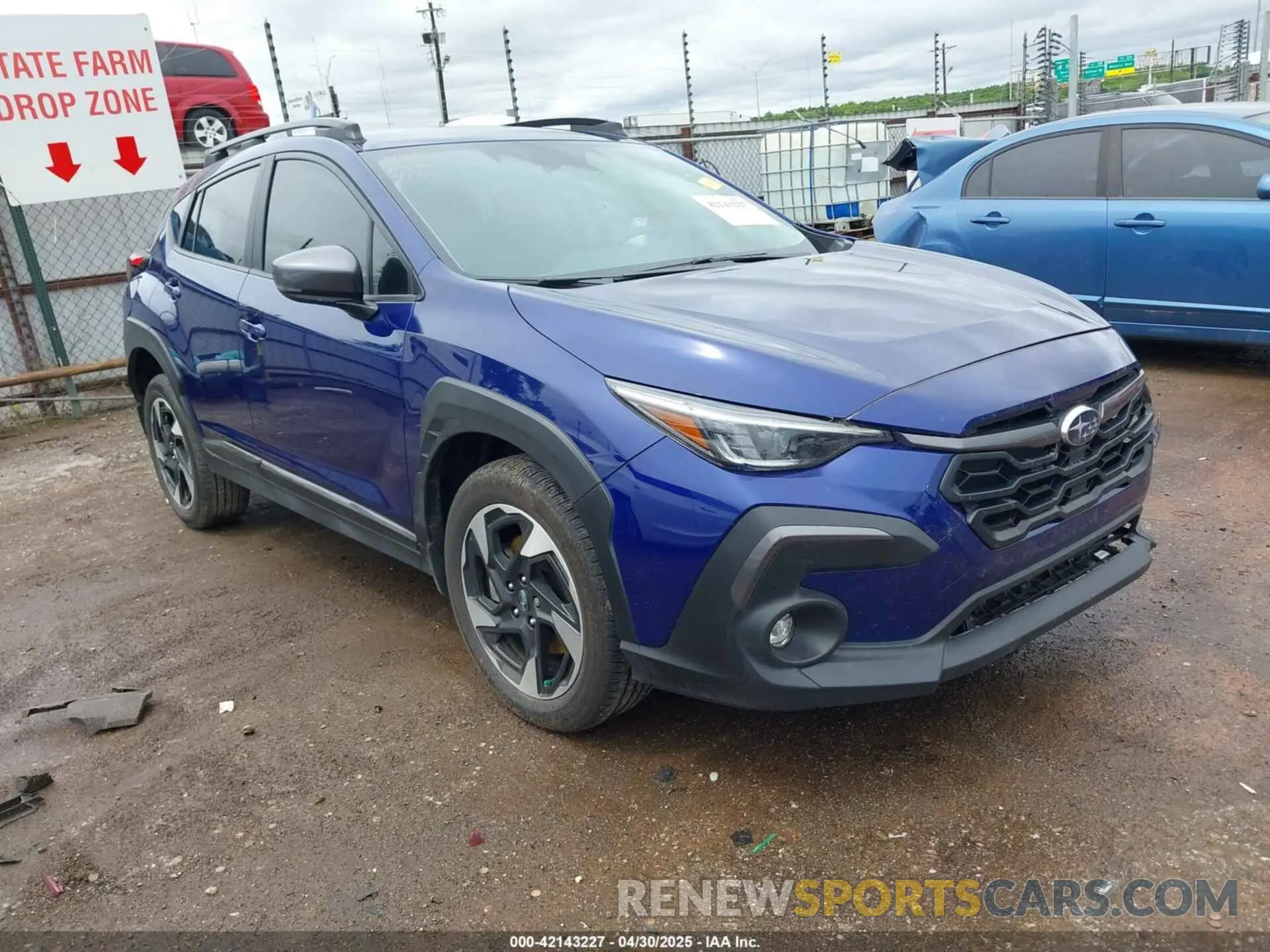 1 Photograph of a damaged car 4S4GUHL68R3811375 SUBARU CROSSTREK 2024