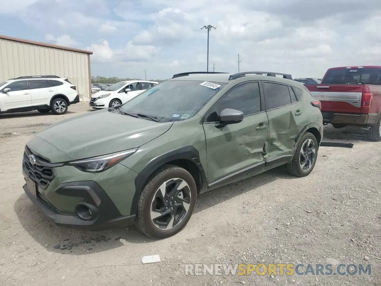 1 Photograph of a damaged car 4S4GUHL69R3716324 SUBARU CROSSTREK 2024