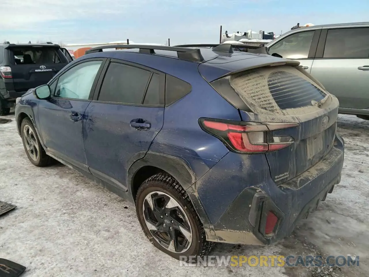 2 Photograph of a damaged car 4S4GUHL6XR3813032 SUBARU CROSSTREK 2024