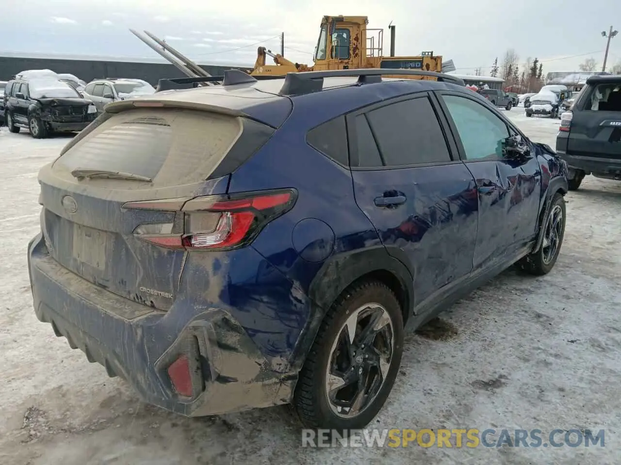 3 Photograph of a damaged car 4S4GUHL6XR3813032 SUBARU CROSSTREK 2024