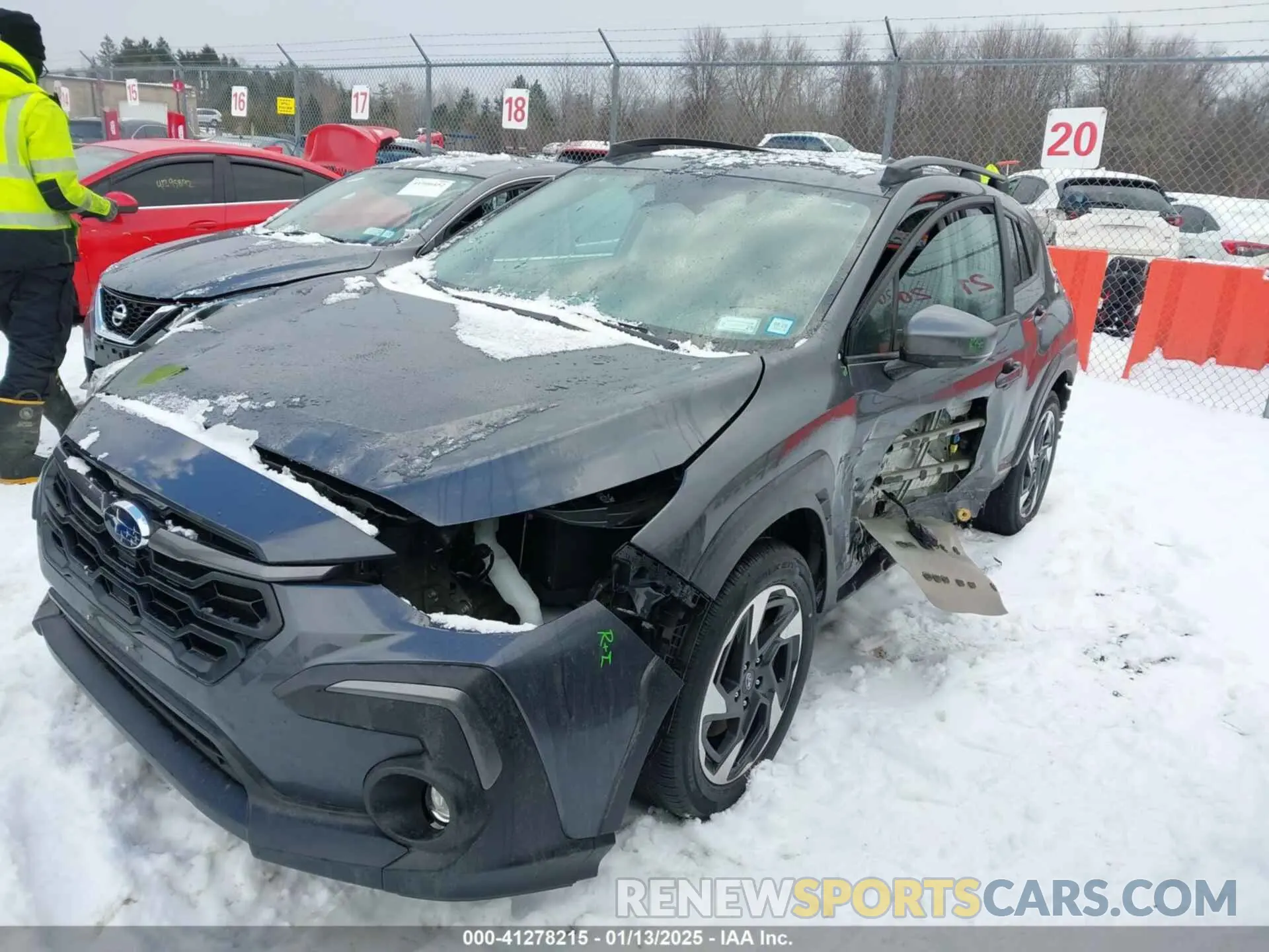 2 Photograph of a damaged car 4S4GUHM61R3708832 SUBARU CROSSTREK 2024