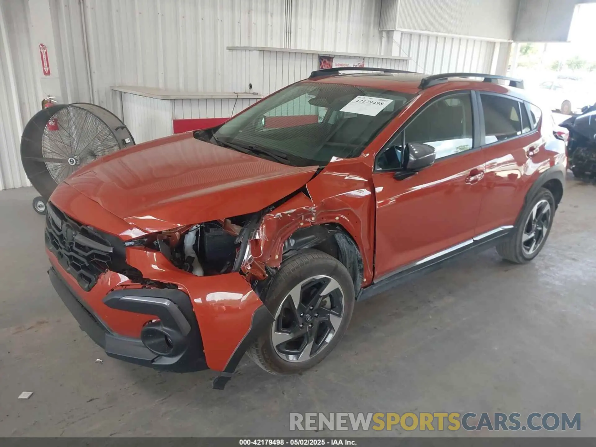 2 Photograph of a damaged car 4S4GUHM61R3819123 SUBARU CROSSTREK 2024