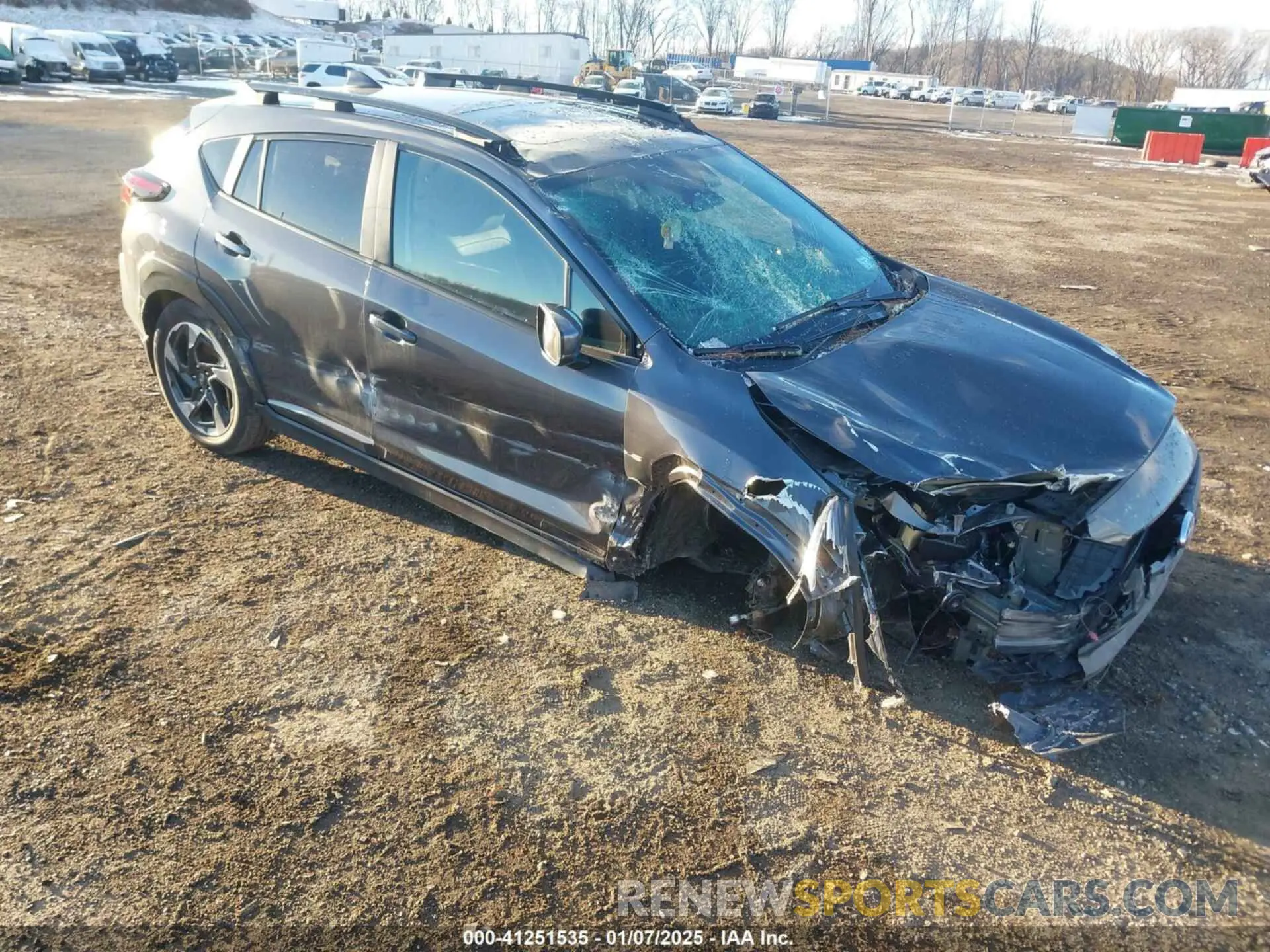 1 Photograph of a damaged car 4S4GUHM62R3812875 SUBARU CROSSTREK 2024