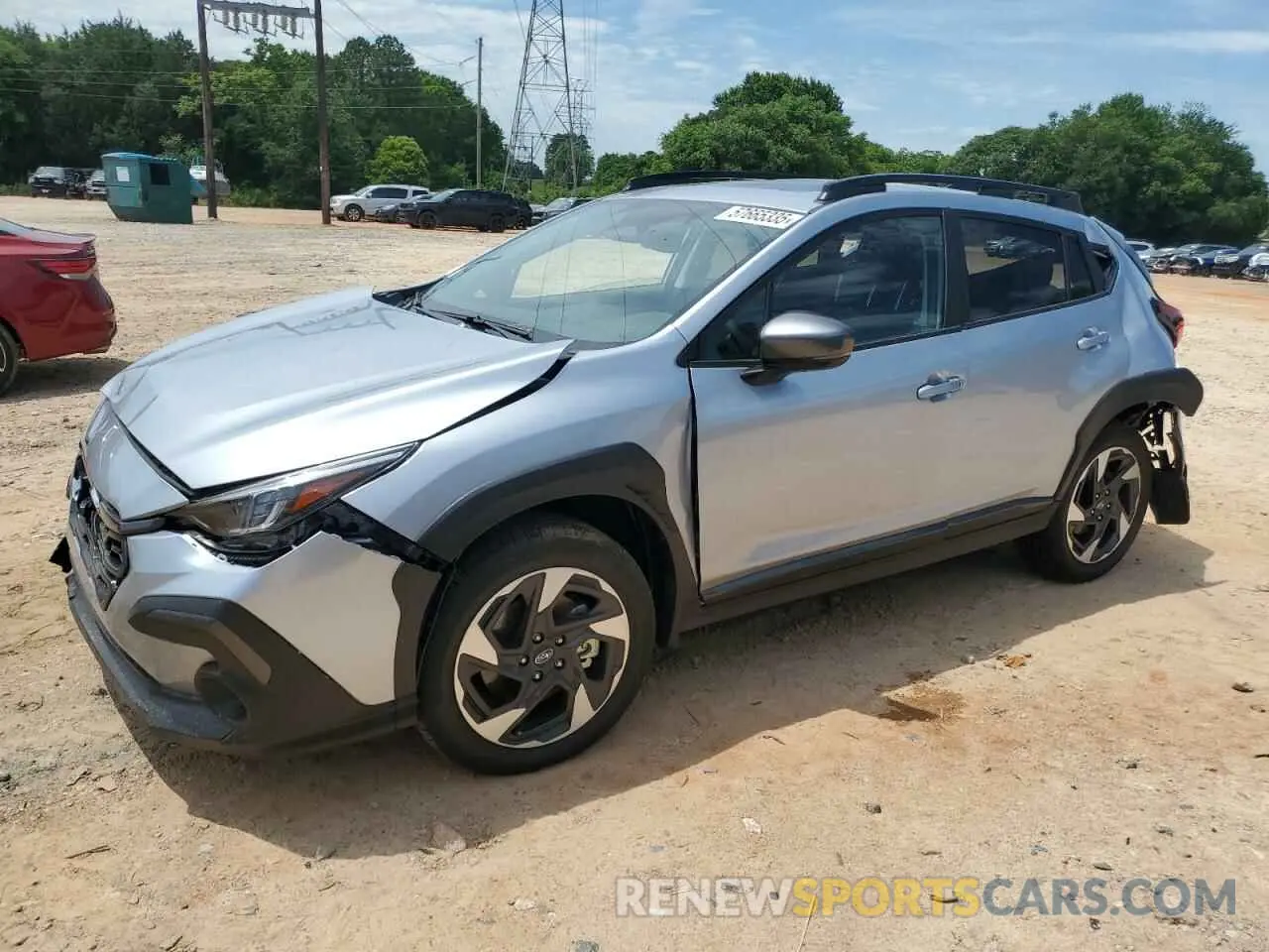 1 Photograph of a damaged car 4S4GUHM62R3828252 SUBARU CROSSTREK 2024