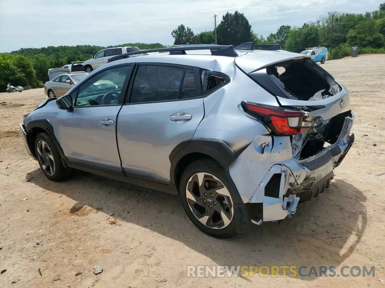 2 Photograph of a damaged car 4S4GUHM62R3828252 SUBARU CROSSTREK 2024
