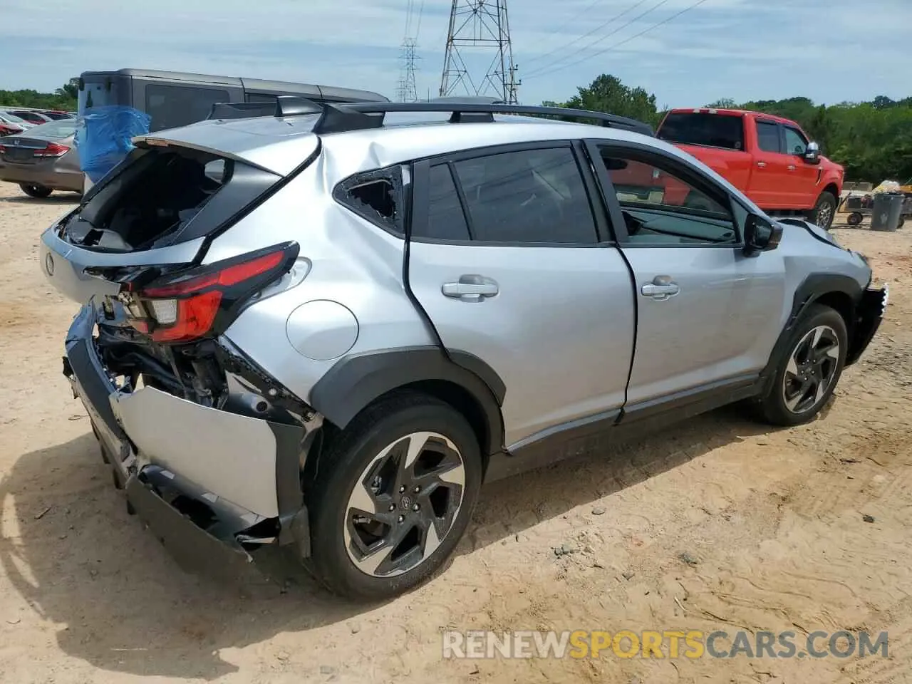 3 Photograph of a damaged car 4S4GUHM62R3828252 SUBARU CROSSTREK 2024