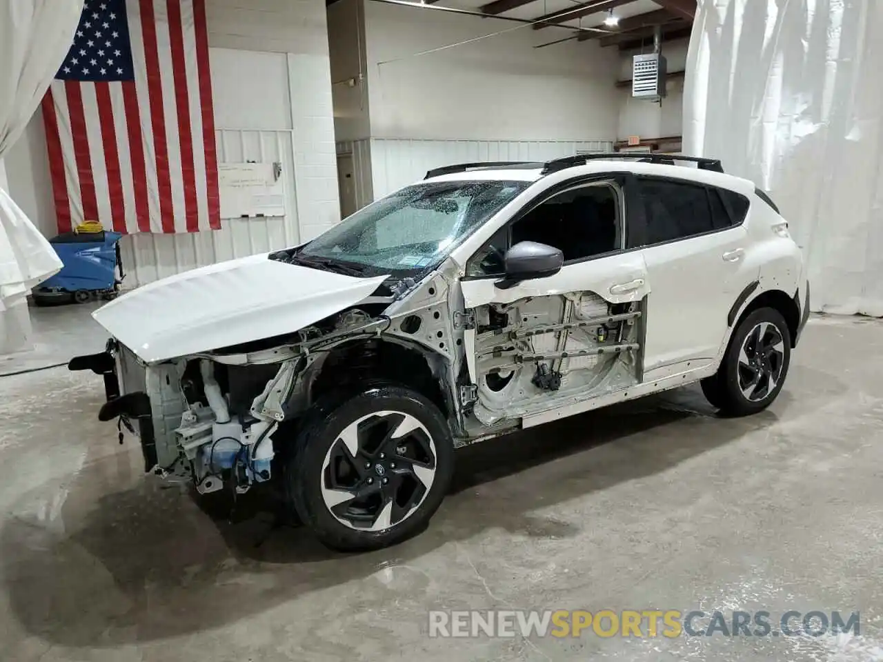 1 Photograph of a damaged car 4S4GUHM63R3700506 SUBARU CROSSTREK 2024