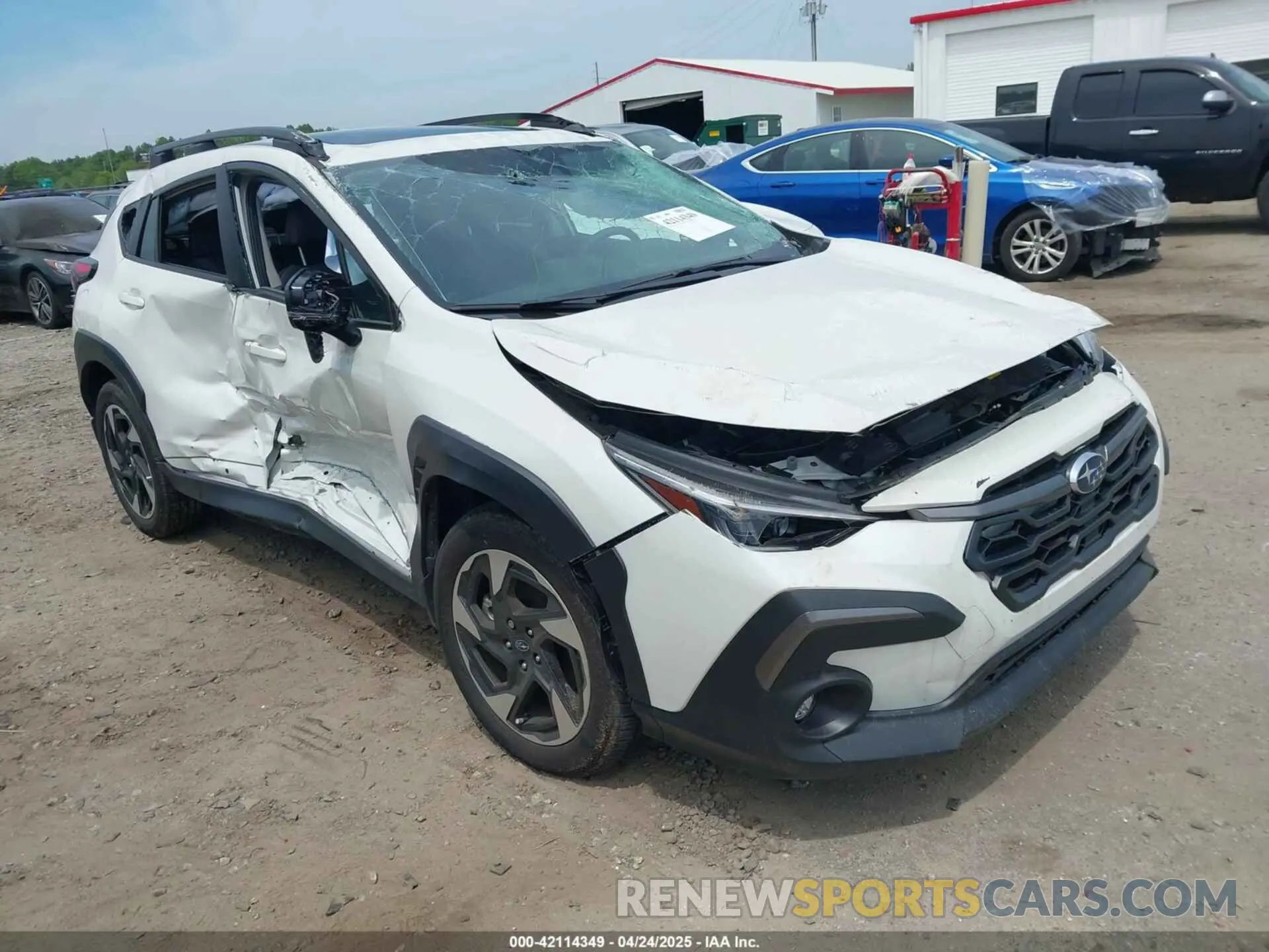 1 Photograph of a damaged car 4S4GUHM63R3718634 SUBARU CROSSTREK 2024