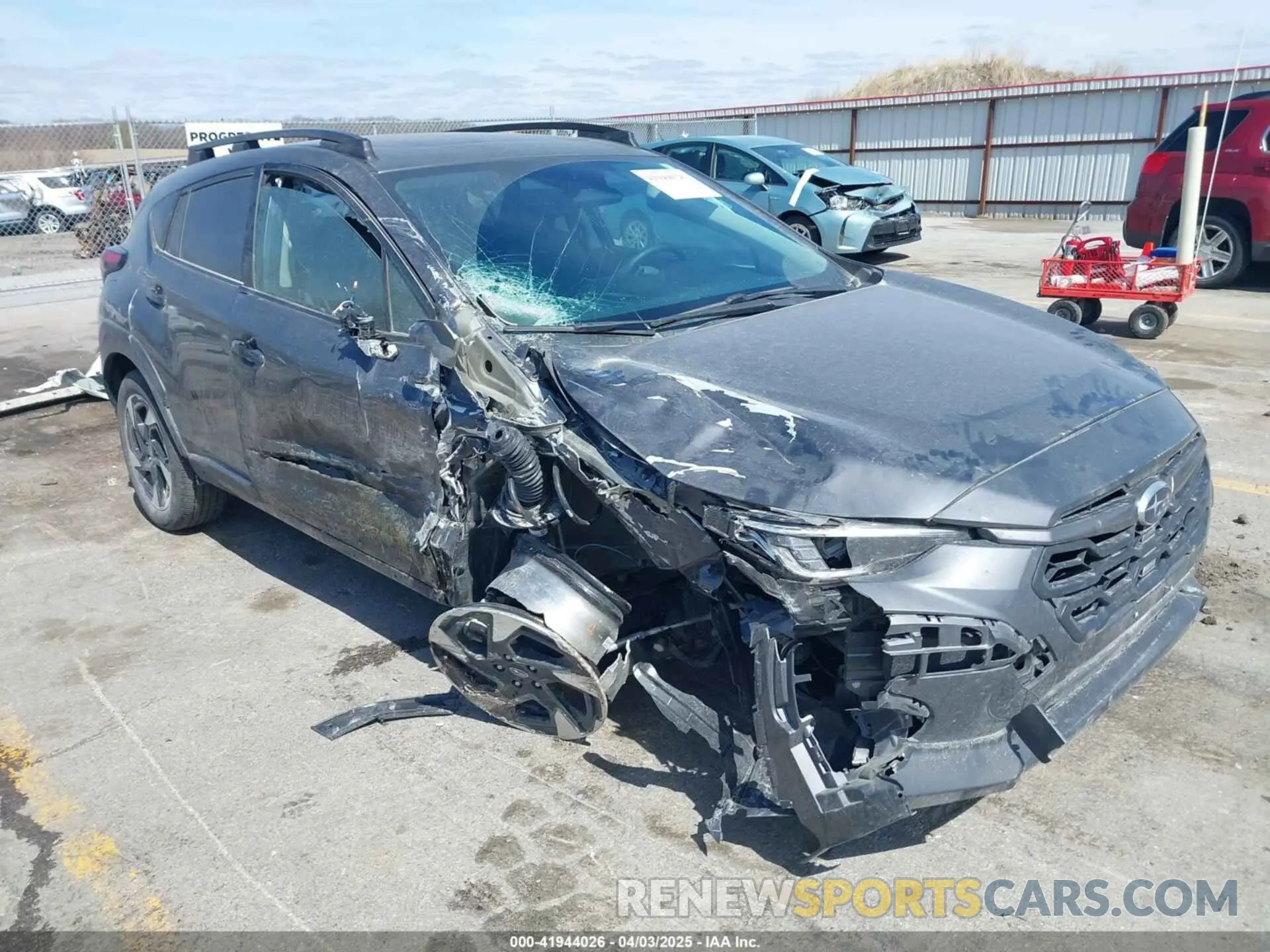 1 Photograph of a damaged car 4S4GUHM63R3774363 SUBARU CROSSTREK 2024