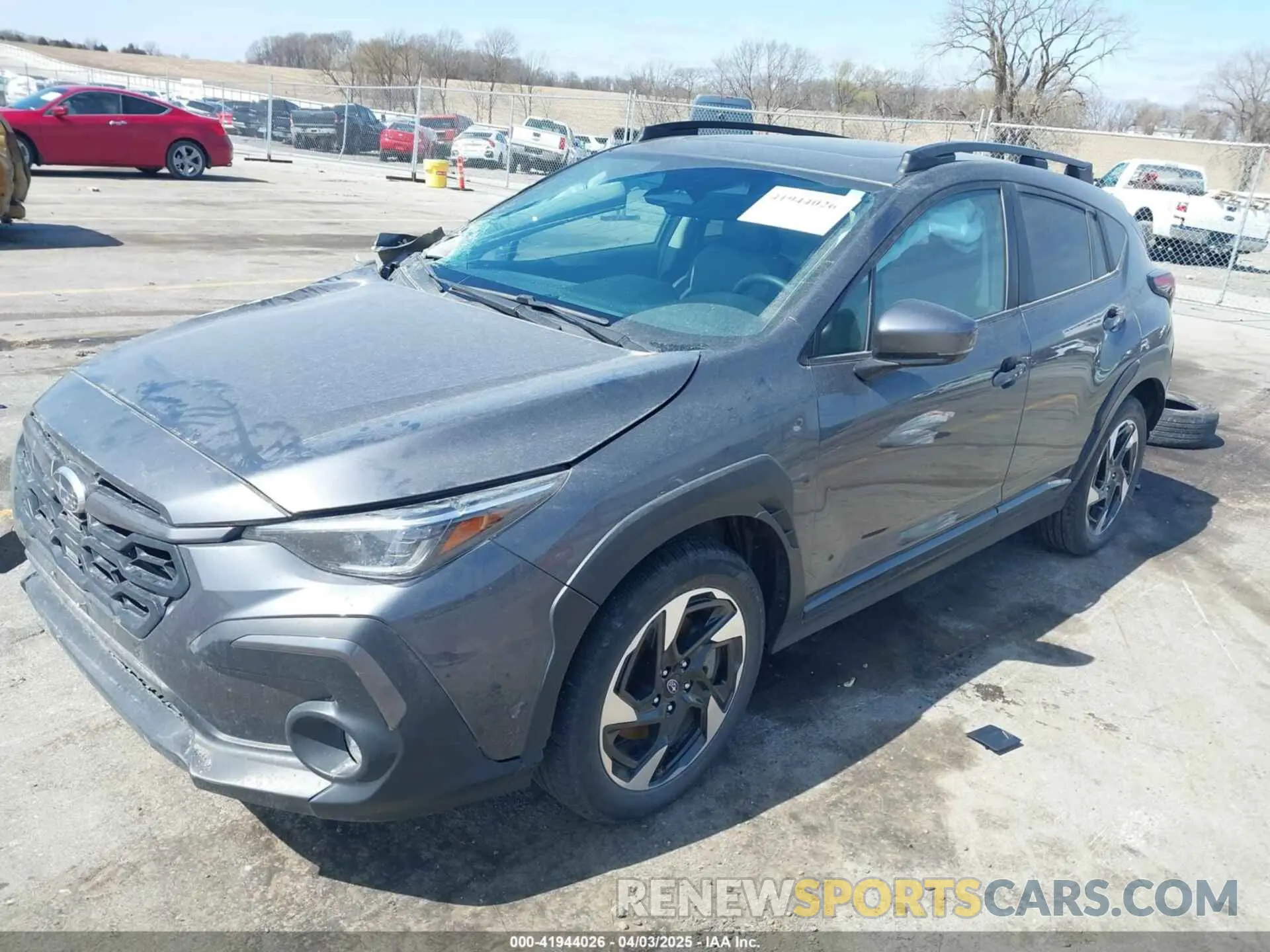 2 Photograph of a damaged car 4S4GUHM63R3774363 SUBARU CROSSTREK 2024
