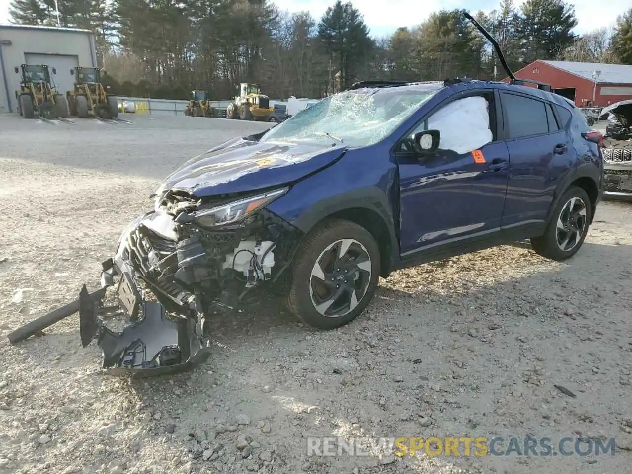 1 Photograph of a damaged car 4S4GUHM64R3813641 SUBARU CROSSTREK 2024