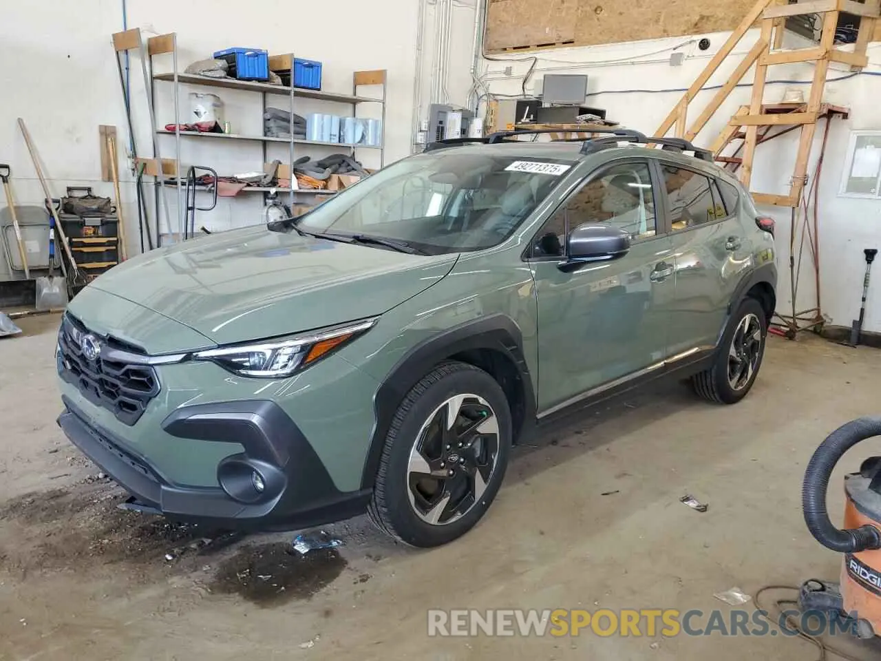 1 Photograph of a damaged car 4S4GUHM65R3827080 SUBARU CROSSTREK 2024
