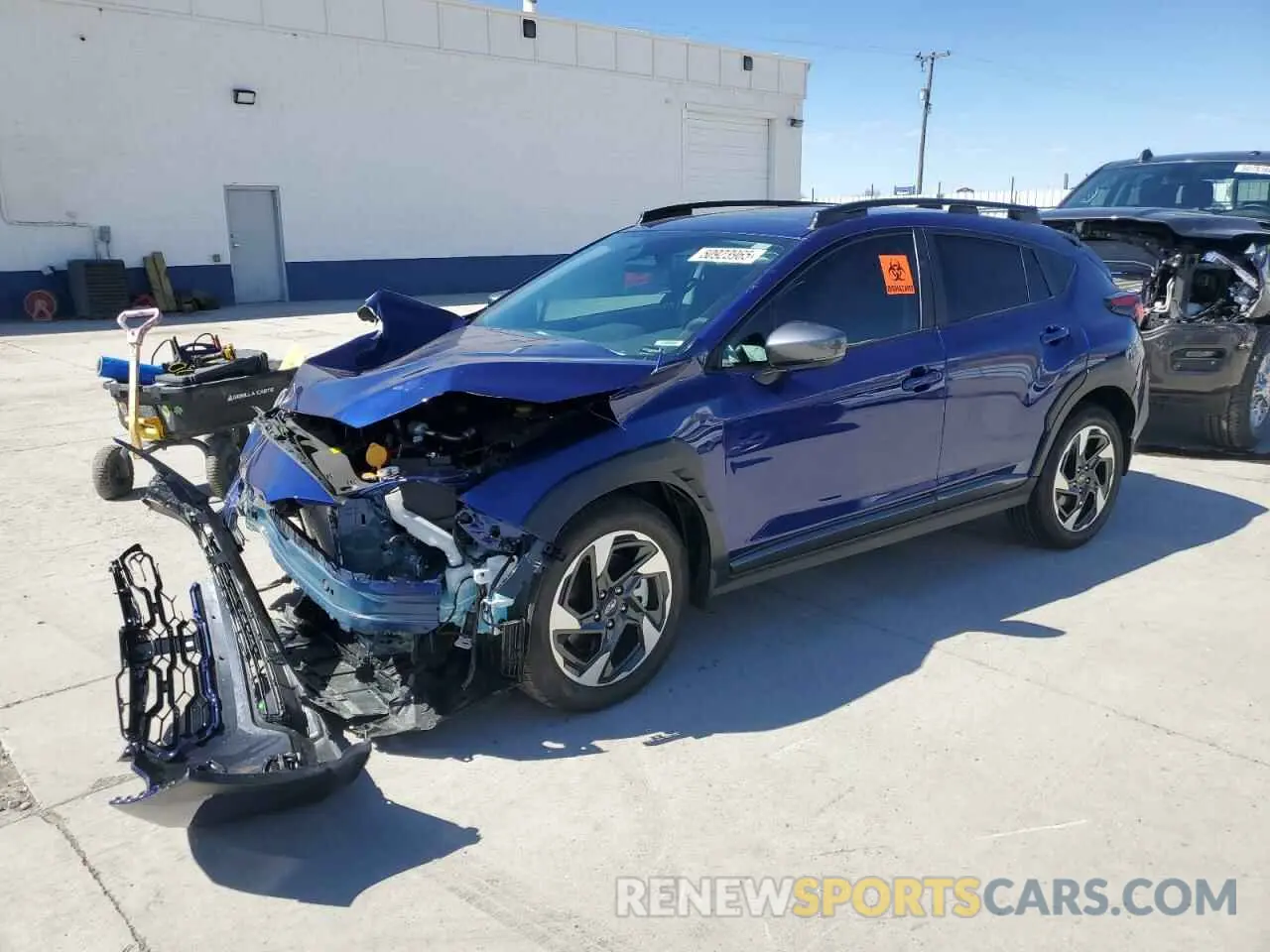 1 Photograph of a damaged car 4S4GUHM6XR3792083 SUBARU CROSSTREK 2024