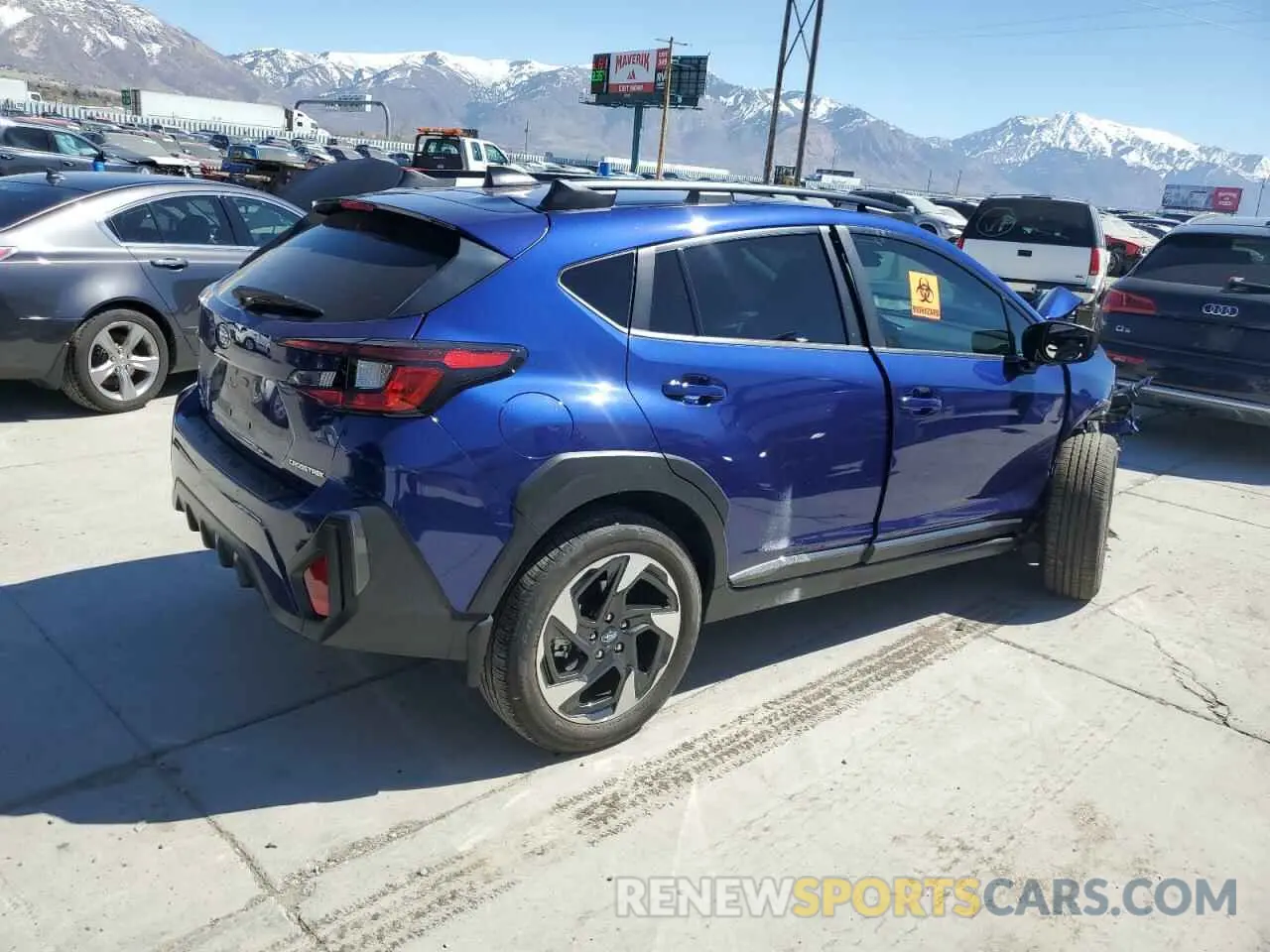 3 Photograph of a damaged car 4S4GUHM6XR3792083 SUBARU CROSSTREK 2024