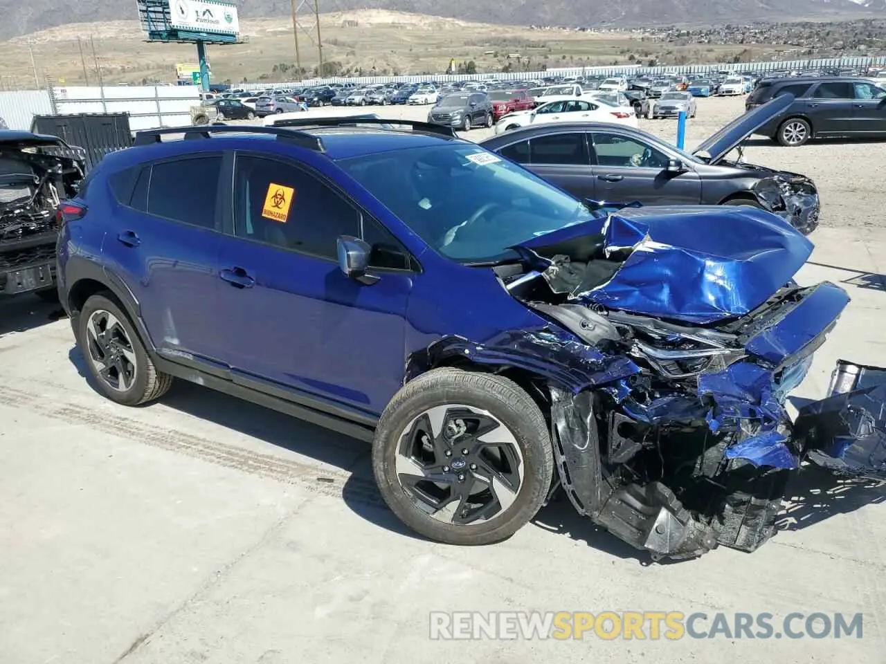 4 Photograph of a damaged car 4S4GUHM6XR3792083 SUBARU CROSSTREK 2024