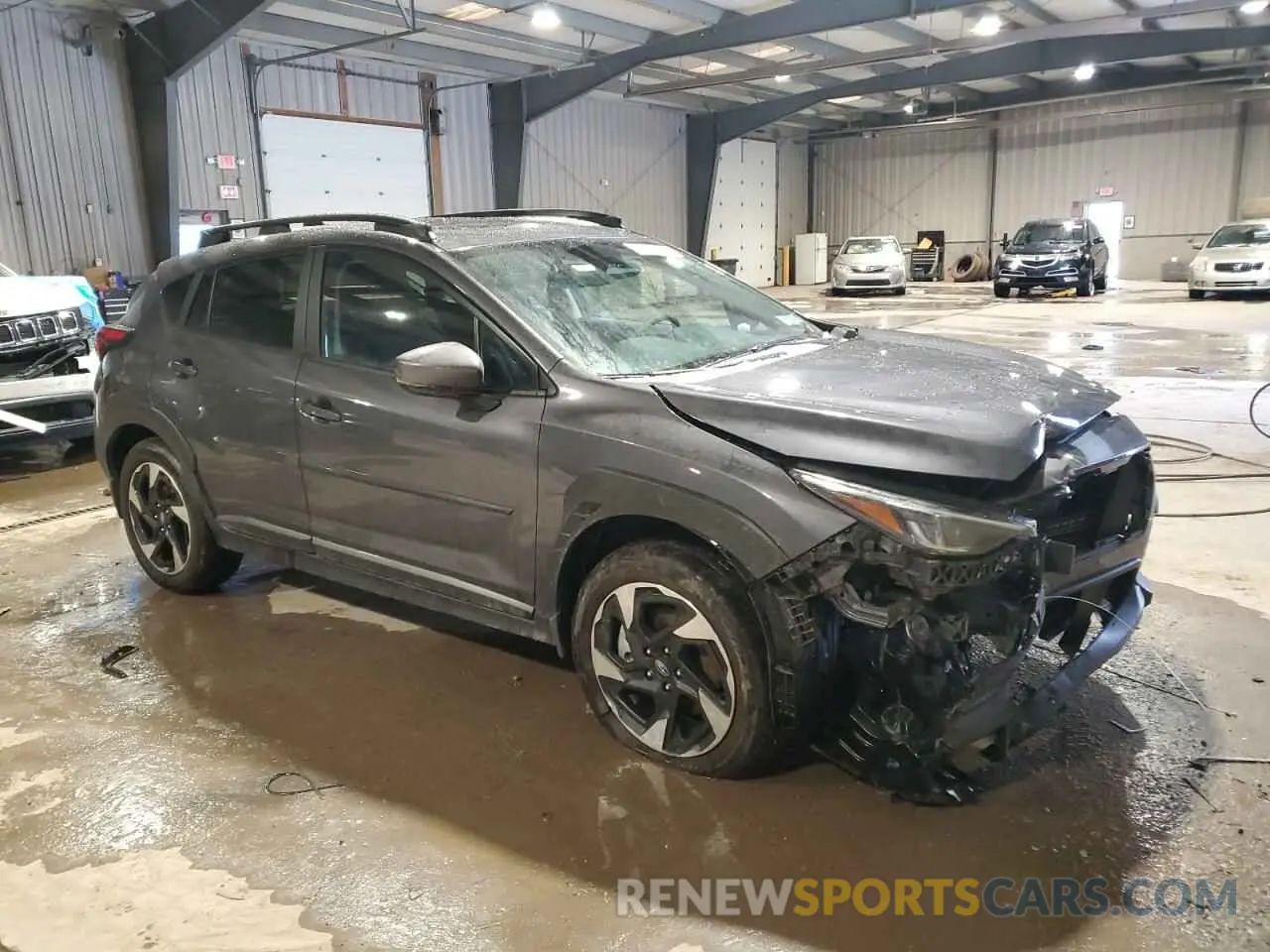 4 Photograph of a damaged car 4S4GUHN60R3822951 SUBARU CROSSTREK 2024