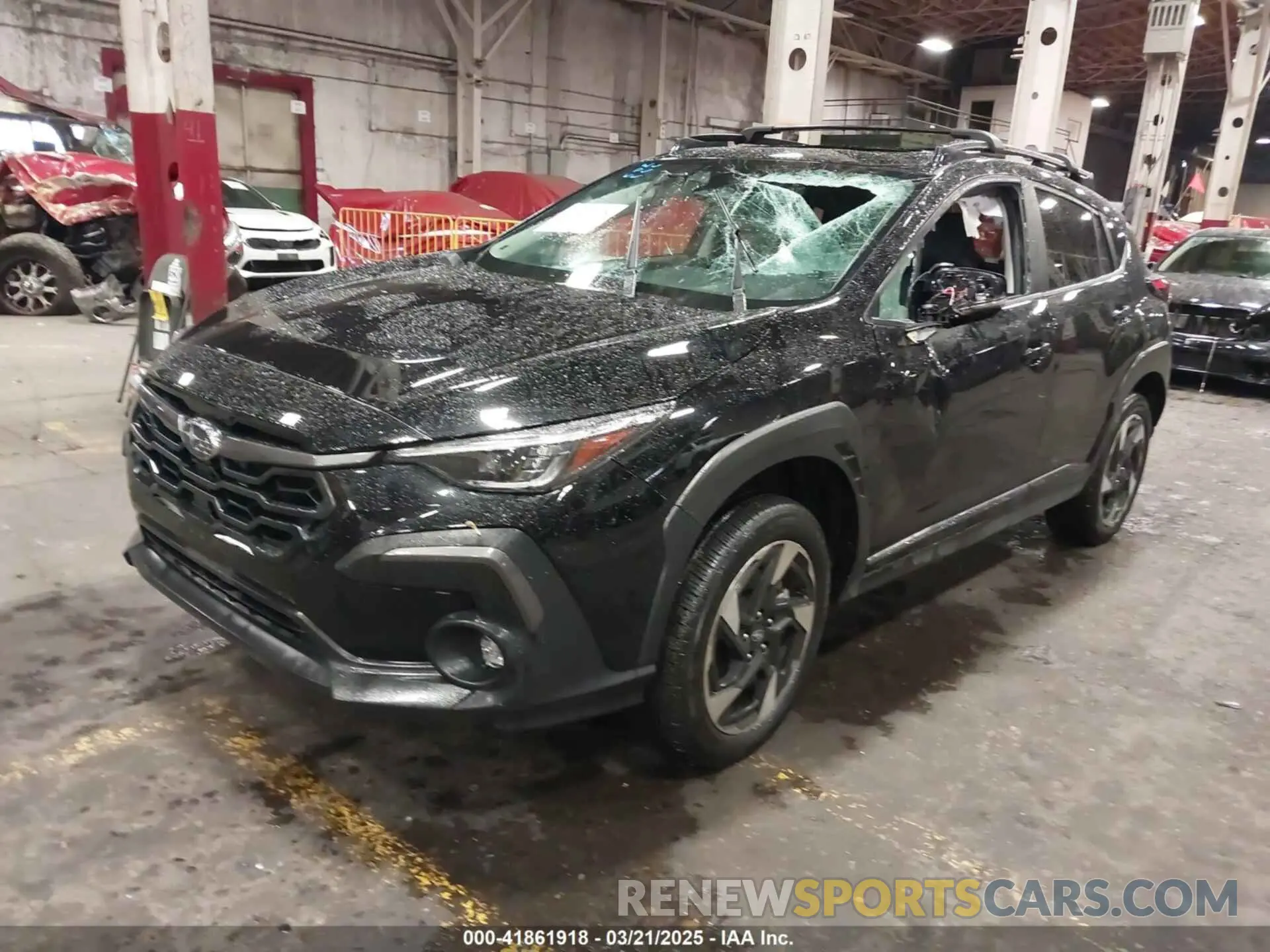 2 Photograph of a damaged car 4S4GUHN64R3778145 SUBARU CROSSTREK 2024
