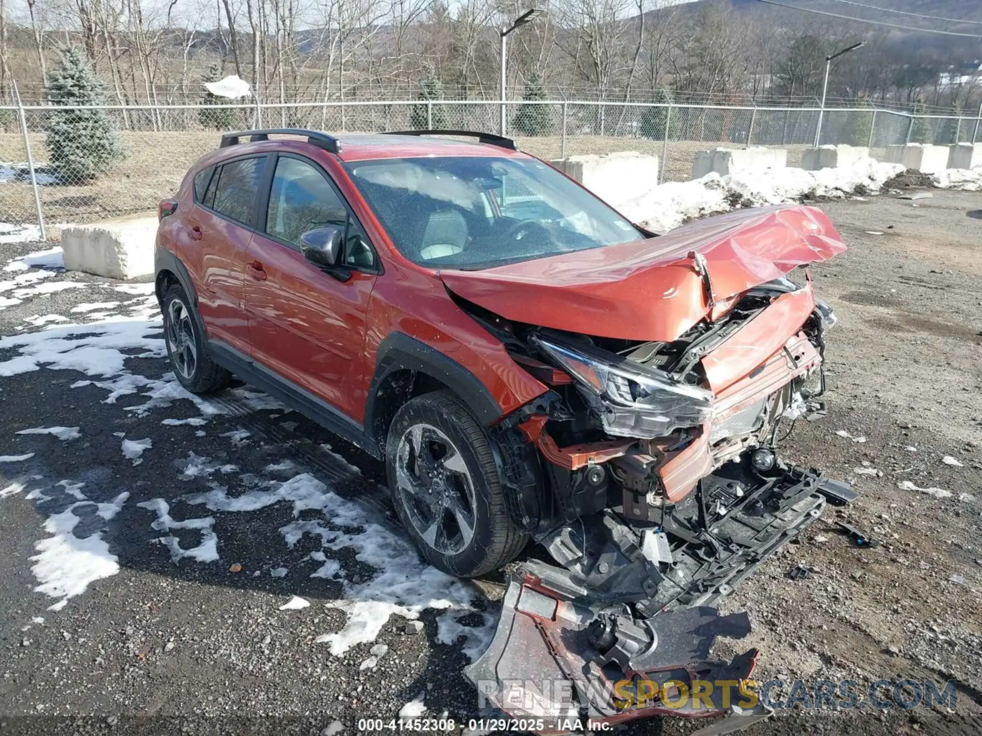 1 Photograph of a damaged car 4S4GUHN6XR3729967 SUBARU CROSSTREK 2024