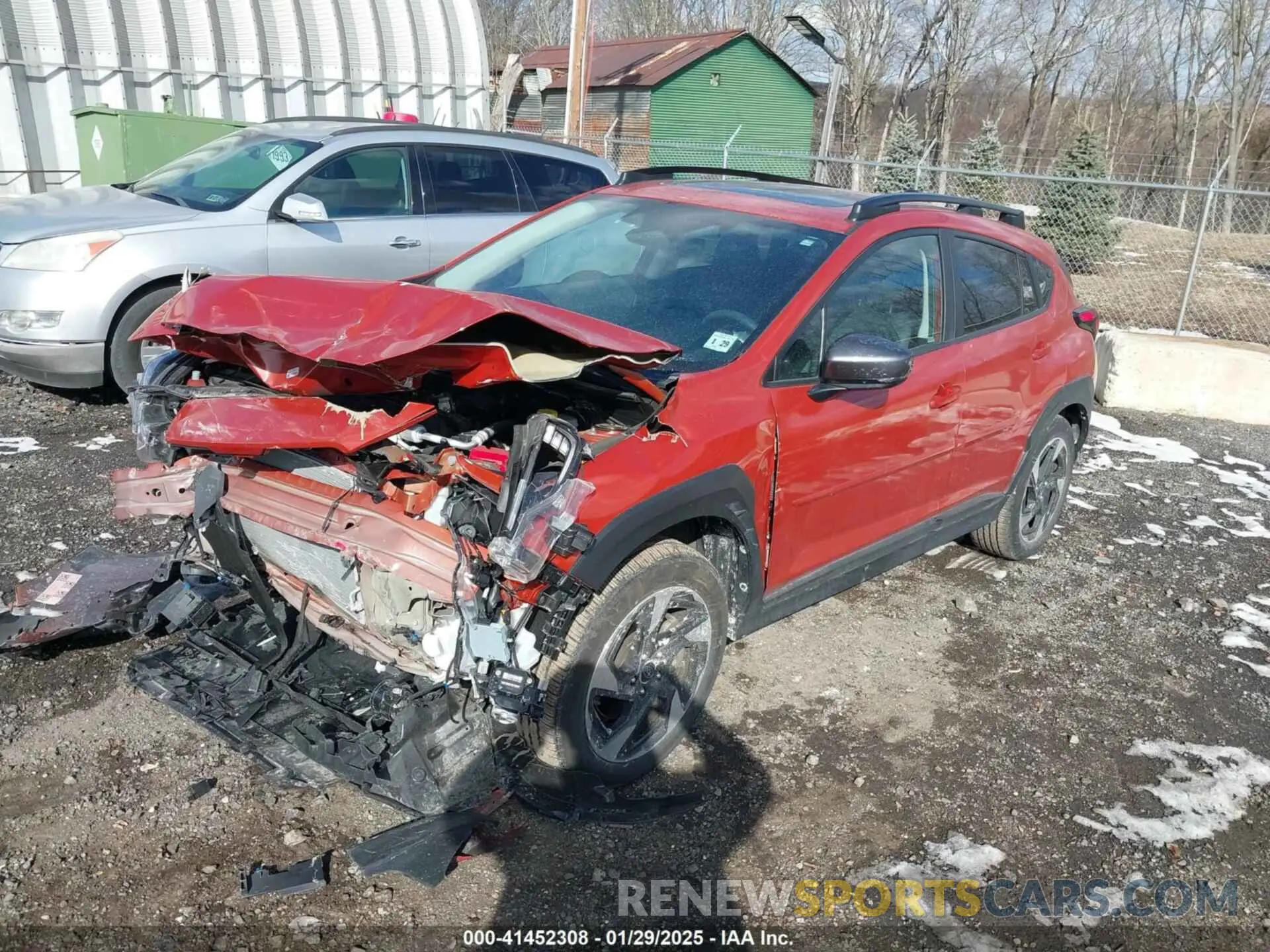 2 Photograph of a damaged car 4S4GUHN6XR3729967 SUBARU CROSSTREK 2024