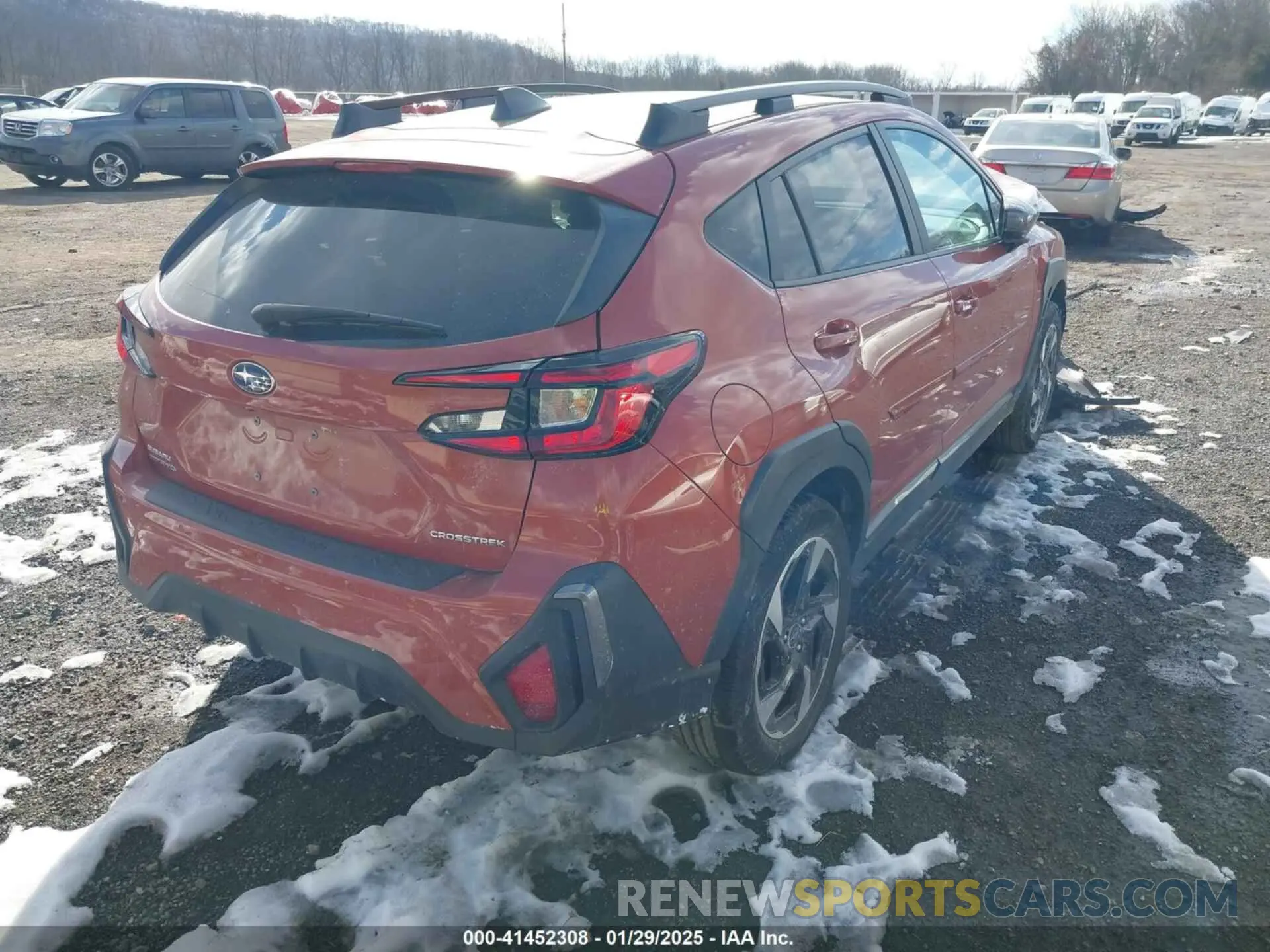 4 Photograph of a damaged car 4S4GUHN6XR3729967 SUBARU CROSSTREK 2024