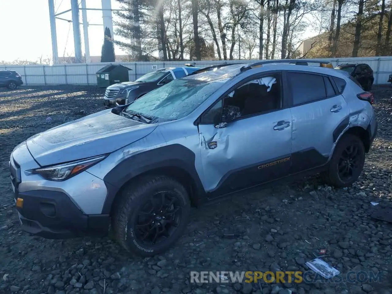 1 Photograph of a damaged car 4S4GUHT60R3729432 SUBARU CROSSTREK 2024