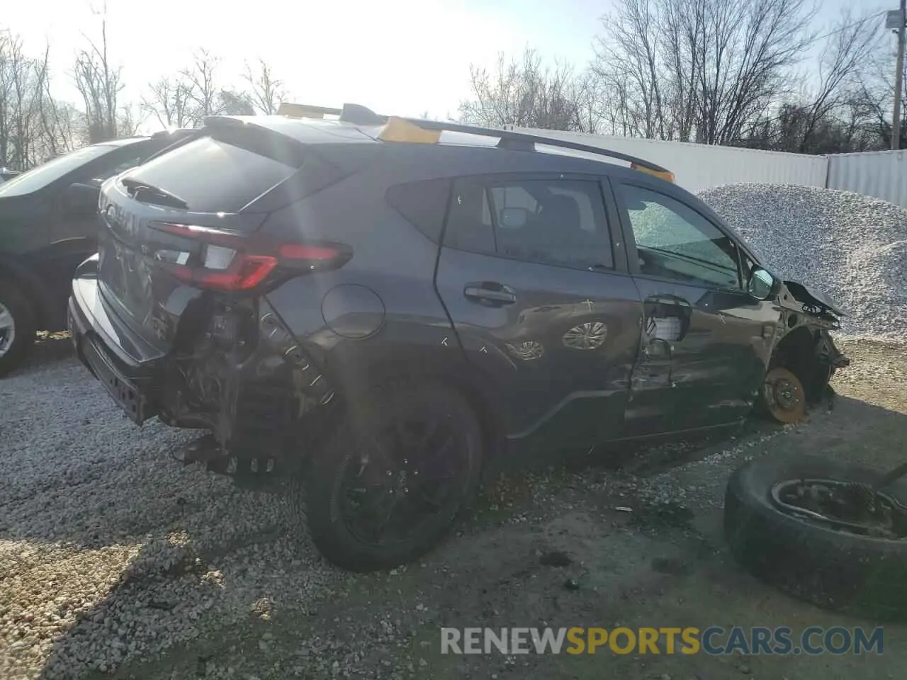 3 Photograph of a damaged car 4S4GUHT62R3735765 SUBARU CROSSTREK 2024