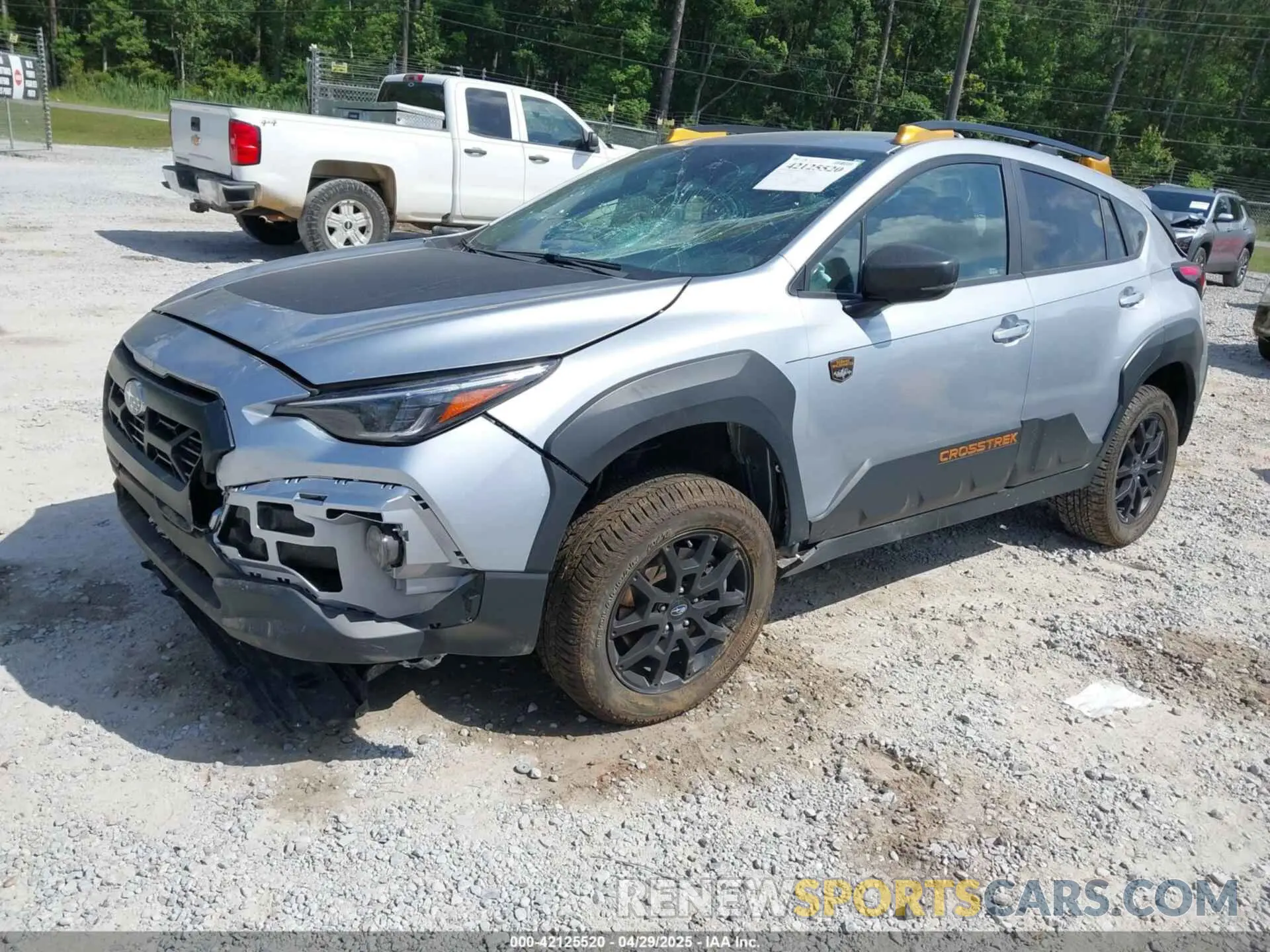 2 Photograph of a damaged car 4S4GUHT62R3743445 SUBARU CROSSTREK 2024