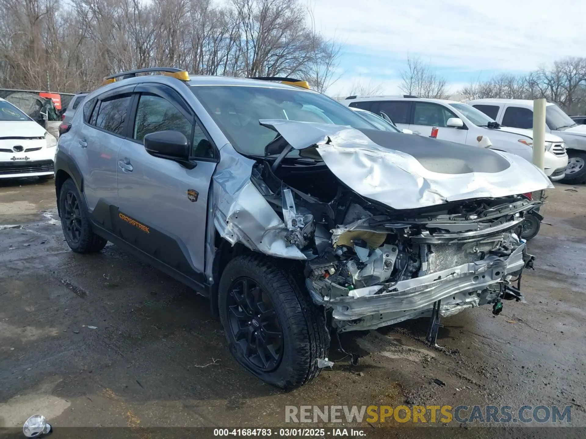 1 Photograph of a damaged car 4S4GUHT63R3763297 SUBARU CROSSTREK 2024