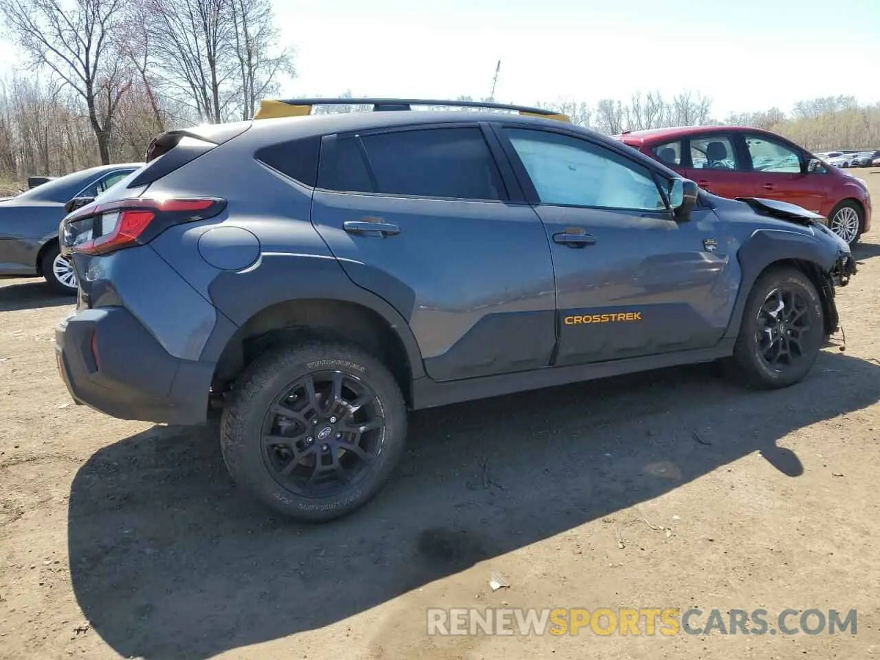 3 Photograph of a damaged car 4S4GUHT64R3732141 SUBARU CROSSTREK 2024