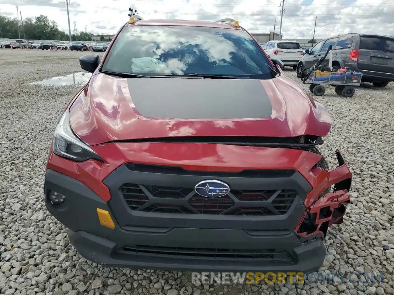 5 Photograph of a damaged car 4S4GUHT65R3763334 SUBARU CROSSTREK 2024
