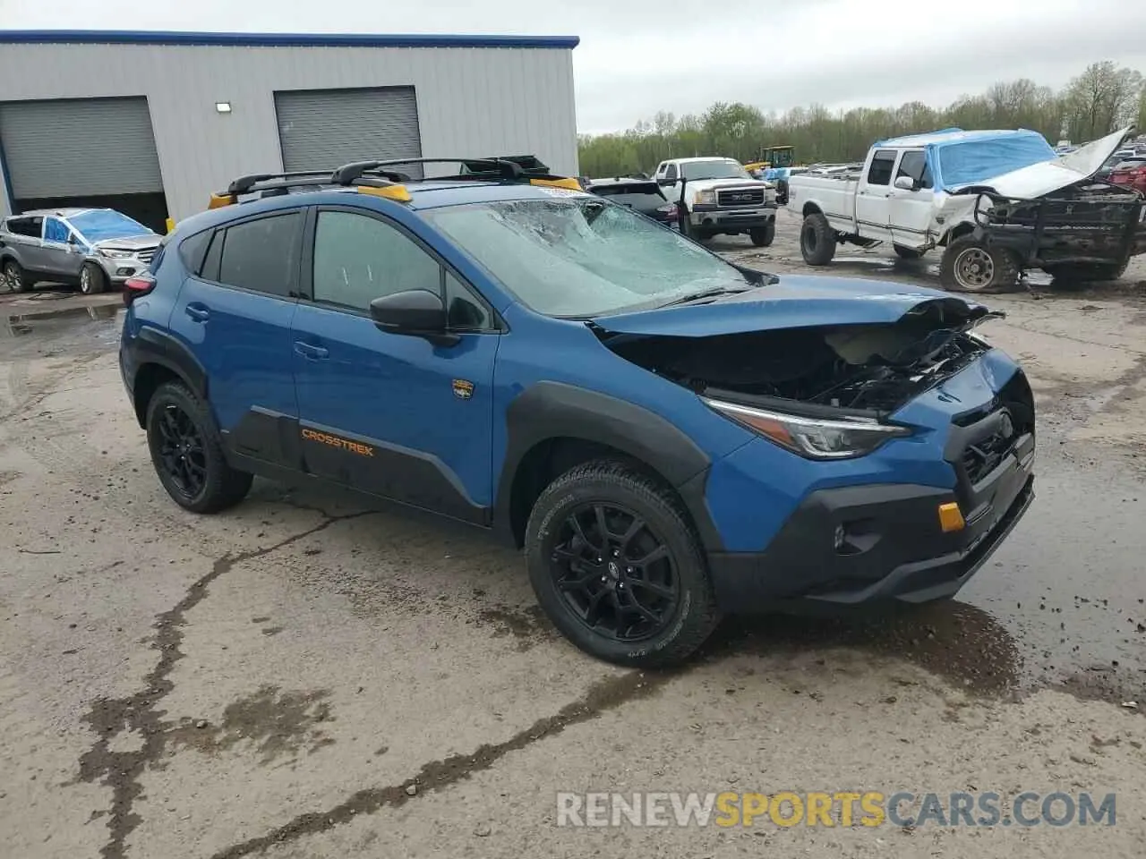 4 Photograph of a damaged car 4S4GUHT67R3735499 SUBARU CROSSTREK 2024