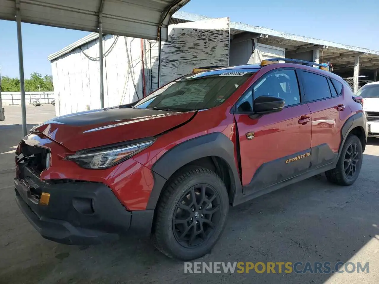 1 Photograph of a damaged car 4S4GUHT68R3724317 SUBARU CROSSTREK 2024