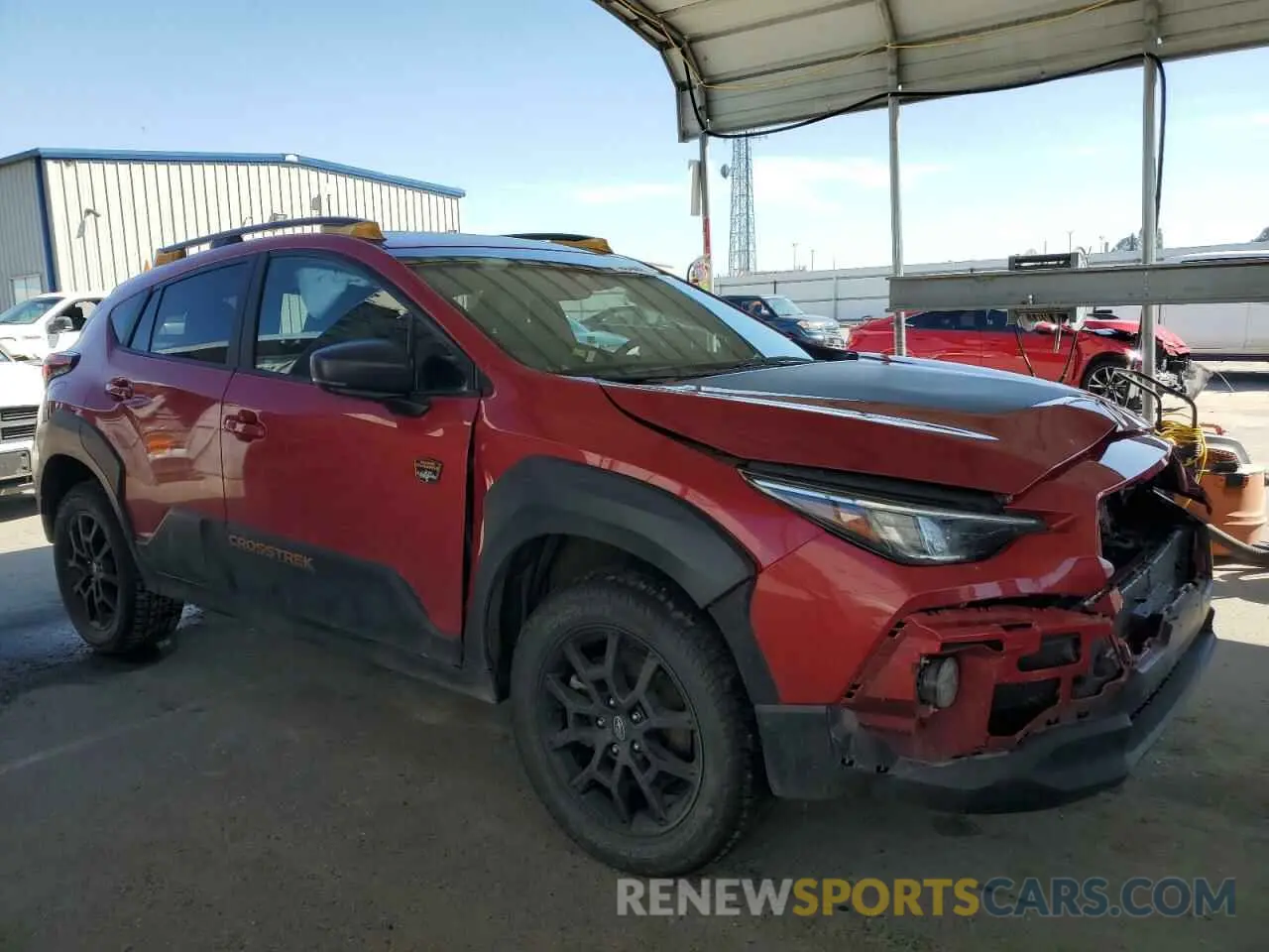4 Photograph of a damaged car 4S4GUHT68R3724317 SUBARU CROSSTREK 2024