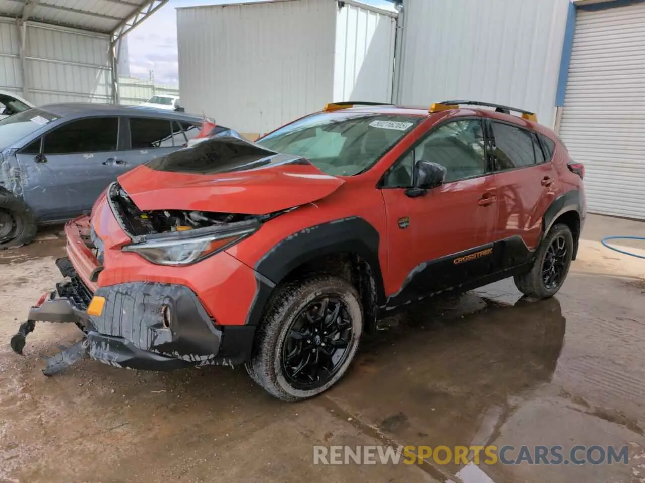 1 Photograph of a damaged car 4S4GUHT69R3809702 SUBARU CROSSTREK 2024