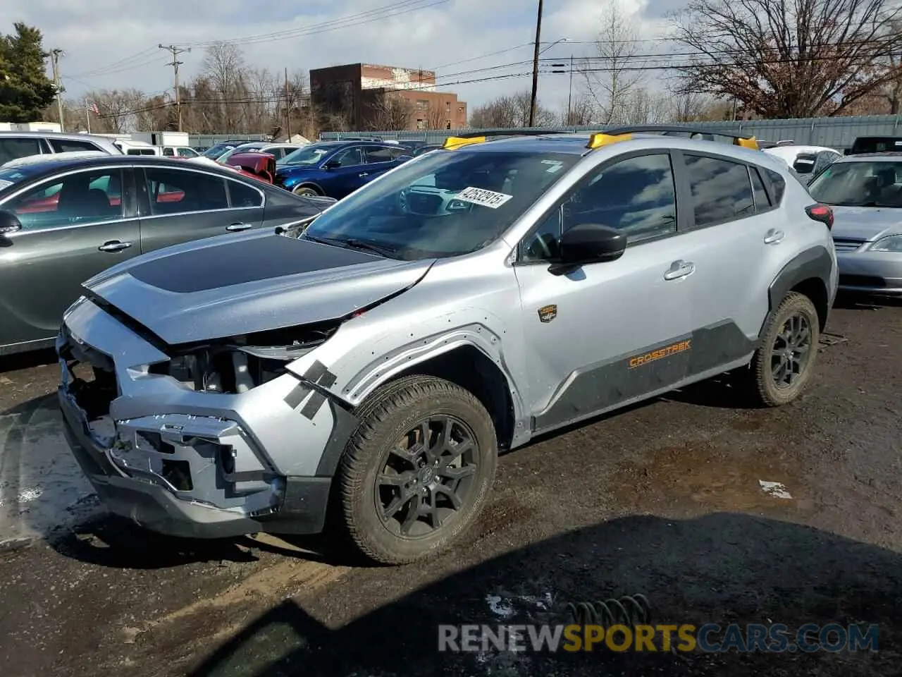 1 Photograph of a damaged car 4S4GUHU60R3736315 SUBARU CROSSTREK 2024