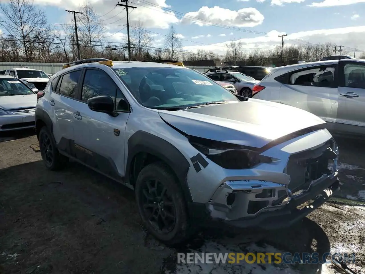 4 Photograph of a damaged car 4S4GUHU60R3736315 SUBARU CROSSTREK 2024