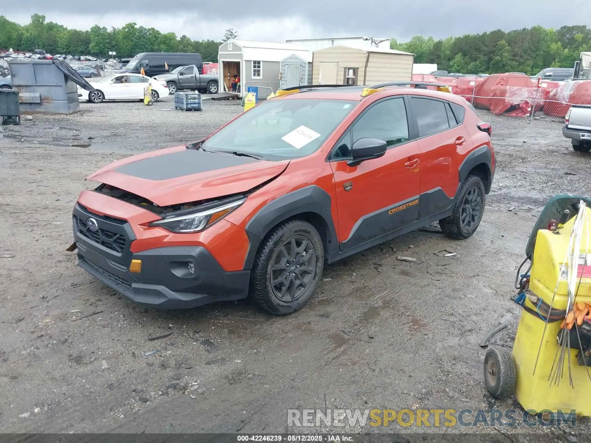2 Photograph of a damaged car 4S4GUHU60R3761862 SUBARU CROSSTREK 2024