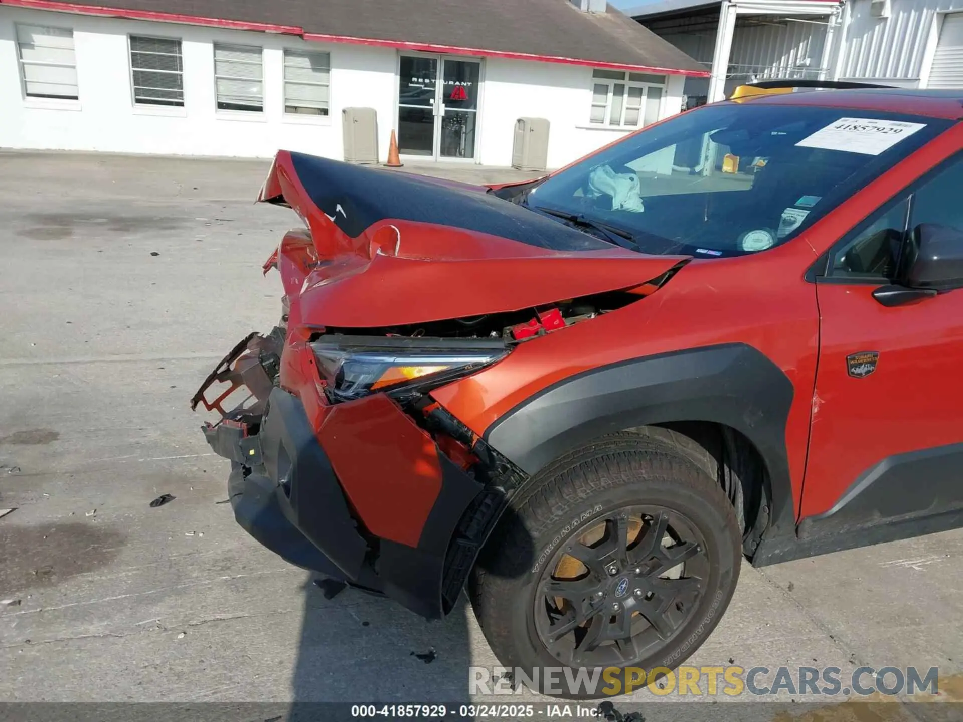 6 Photograph of a damaged car 4S4GUHU60R3814320 SUBARU CROSSTREK 2024