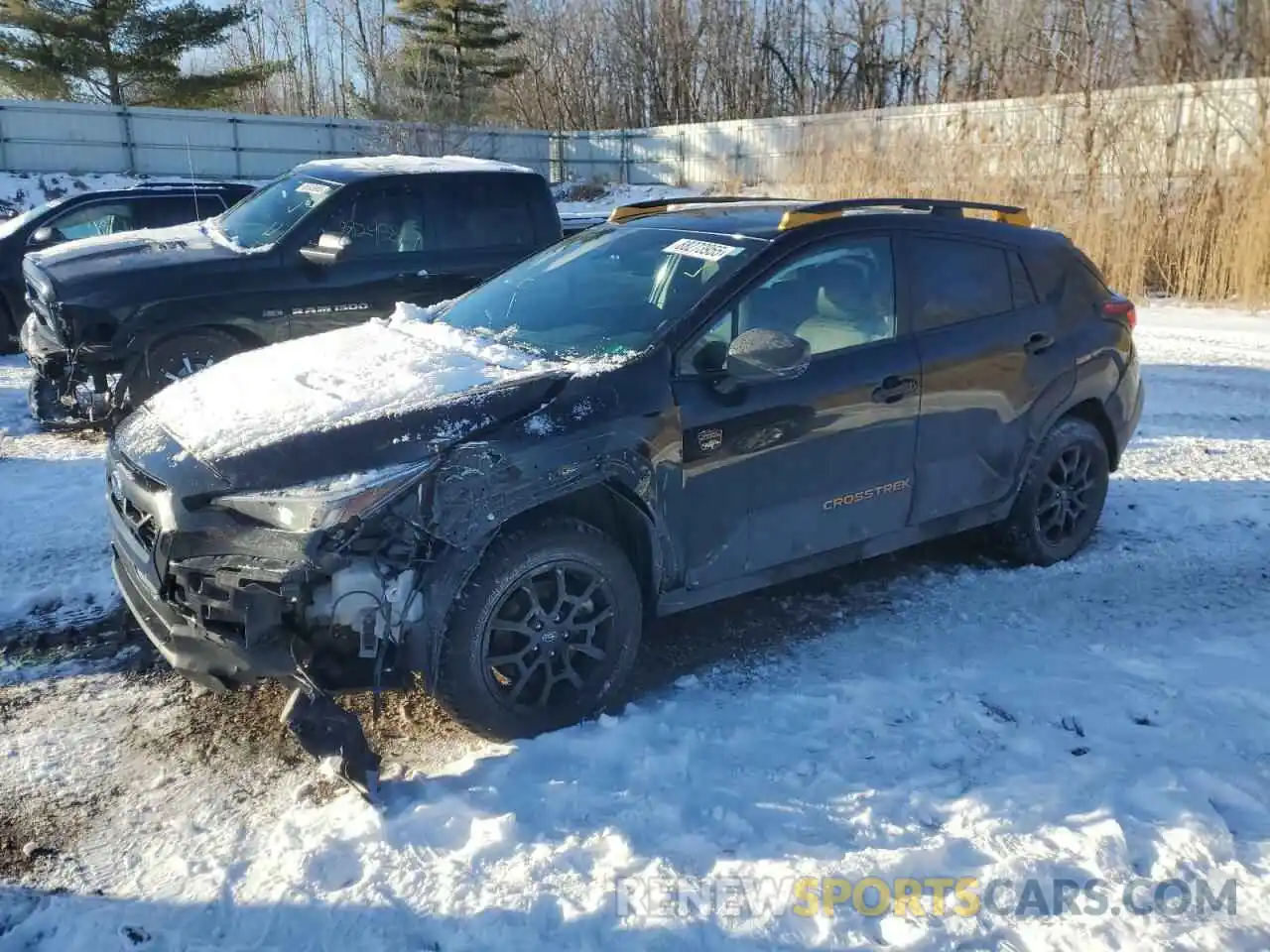 1 Photograph of a damaged car 4S4GUHU62R3766500 SUBARU CROSSTREK 2024