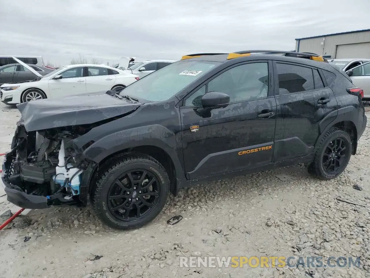1 Photograph of a damaged car 4S4GUHU62R3816263 SUBARU CROSSTREK 2024