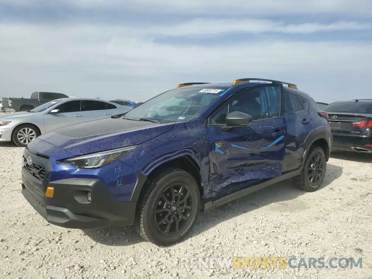 1 Photograph of a damaged car 4S4GUHU62R3841891 SUBARU CROSSTREK 2024