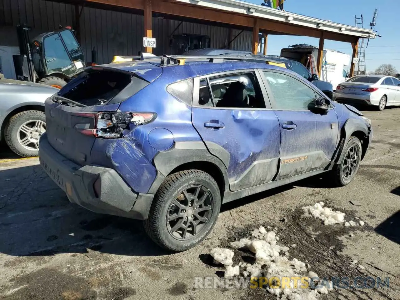 3 Photograph of a damaged car 4S4GUHU63R3842175 SUBARU CROSSTREK 2024