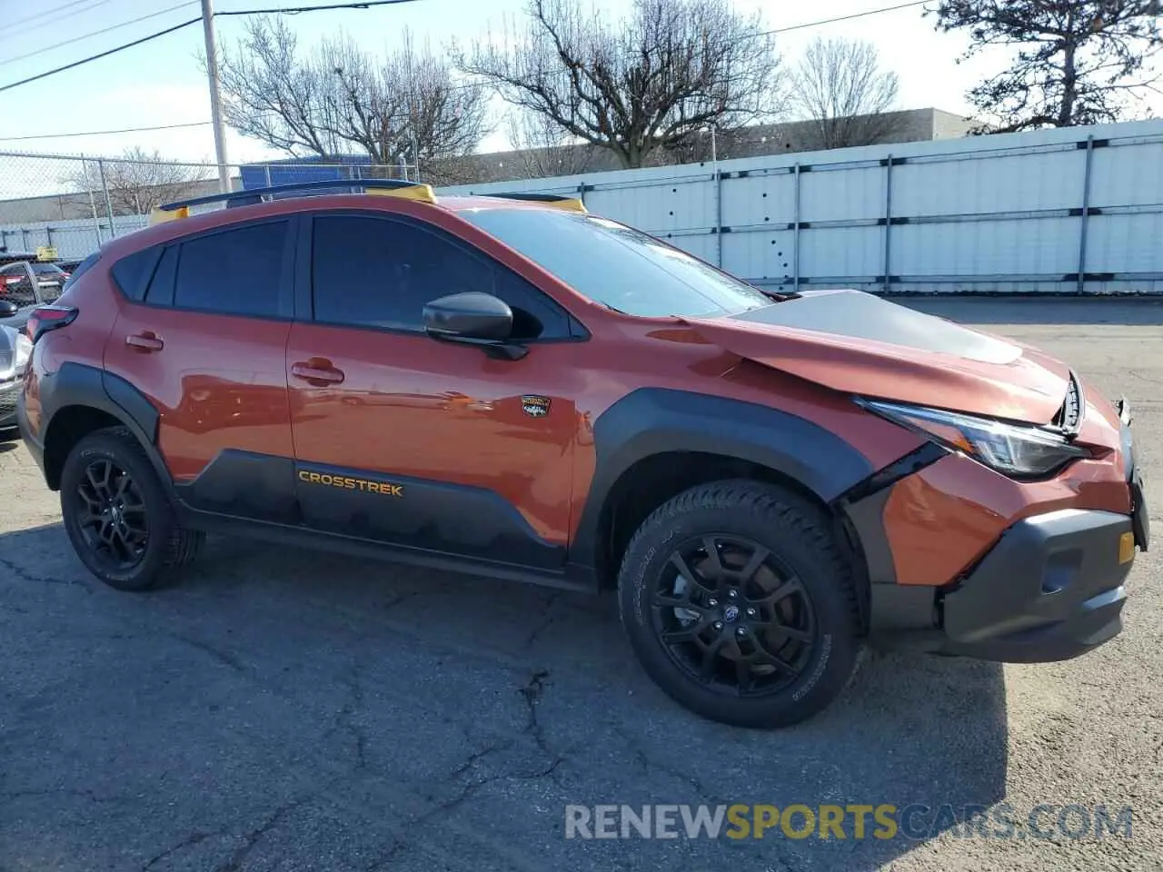 4 Photograph of a damaged car 4S4GUHU64R3773500 SUBARU CROSSTREK 2024